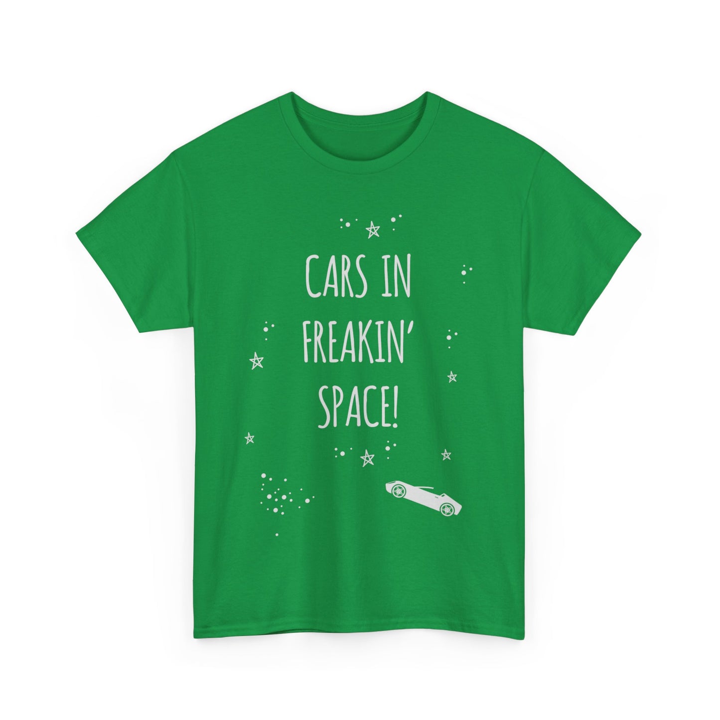 Cars In Freakin' Space Unisex Graphic T-Shirt, Sizes S-5XL