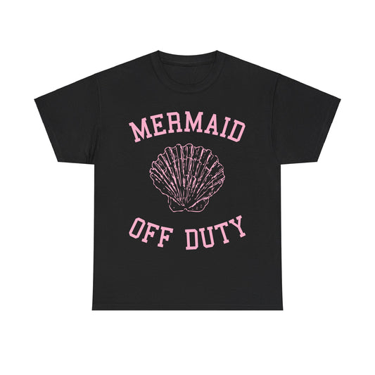 Mermaid Off Duty Unisex Graphic T-Shirt, Sizes S-5XL