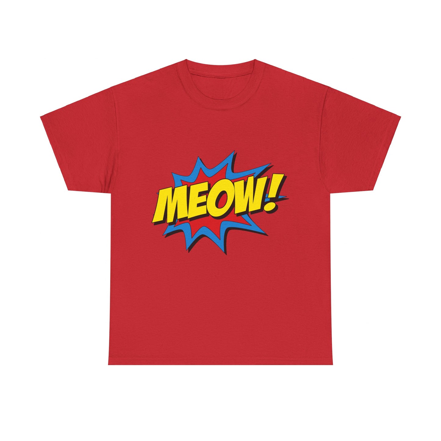 Cute Cat Meow Unisex Graphic T-Shirt, Sizes S-5XL