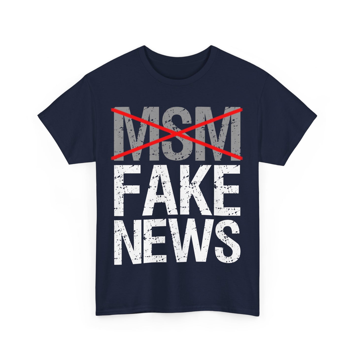 Msm Is Fake News Unisex Graphic T-Shirt, Sizes S-5XL