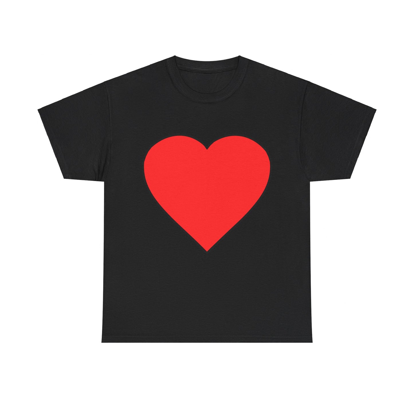 Red Heart Drawing Unisex Graphic T-Shirt, Sizes S-5XL