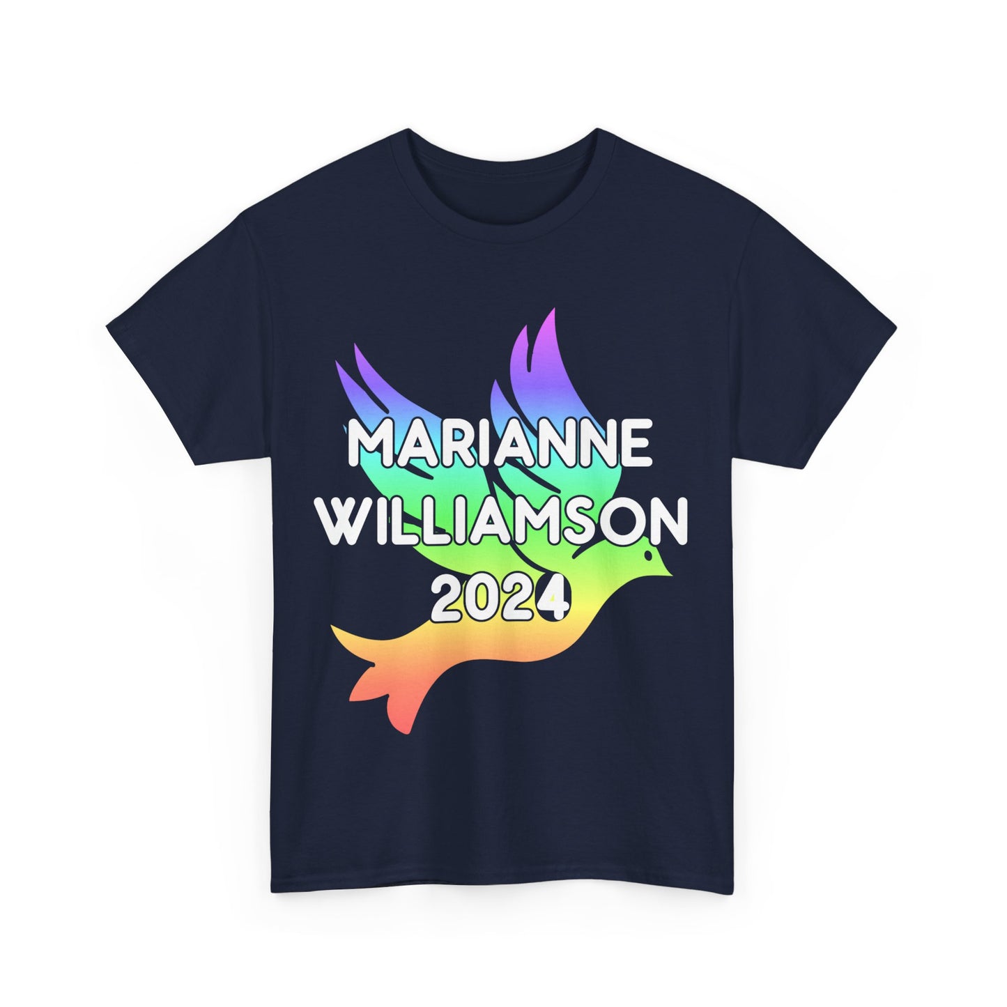 Marianne Williamson For President 2024 Rainbow Unisex Graphic T-Shirt, Sizes S-5XL