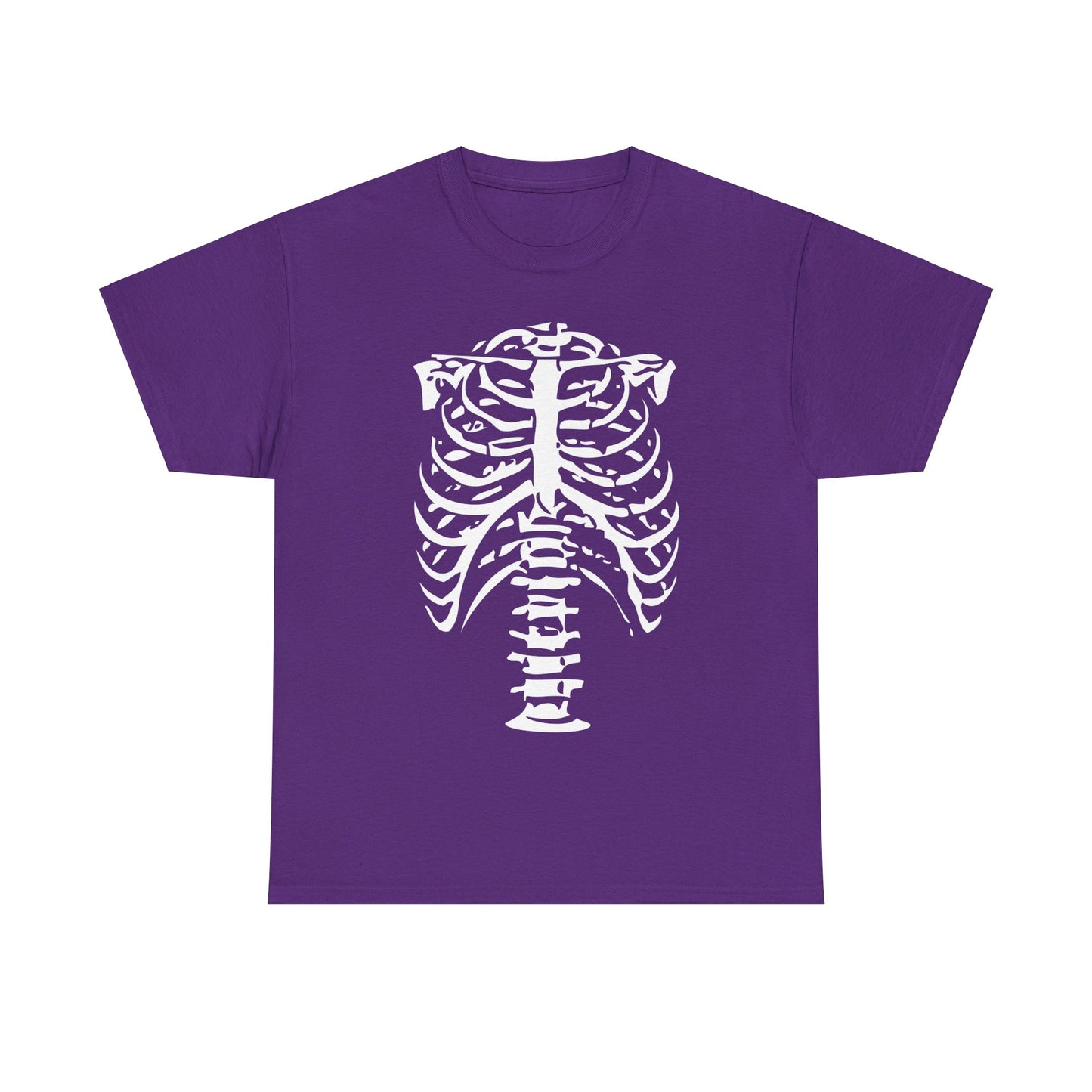 Skeleton Ribs Bones Unisex Graphic T-Shirt, Sizes S-5XL