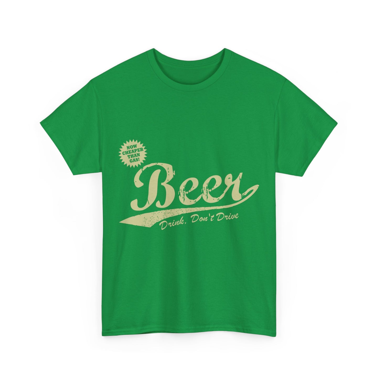 Beer Cheaper Than Gas-Dark Unisex Graphic T-Shirt, Sizes S-5XL