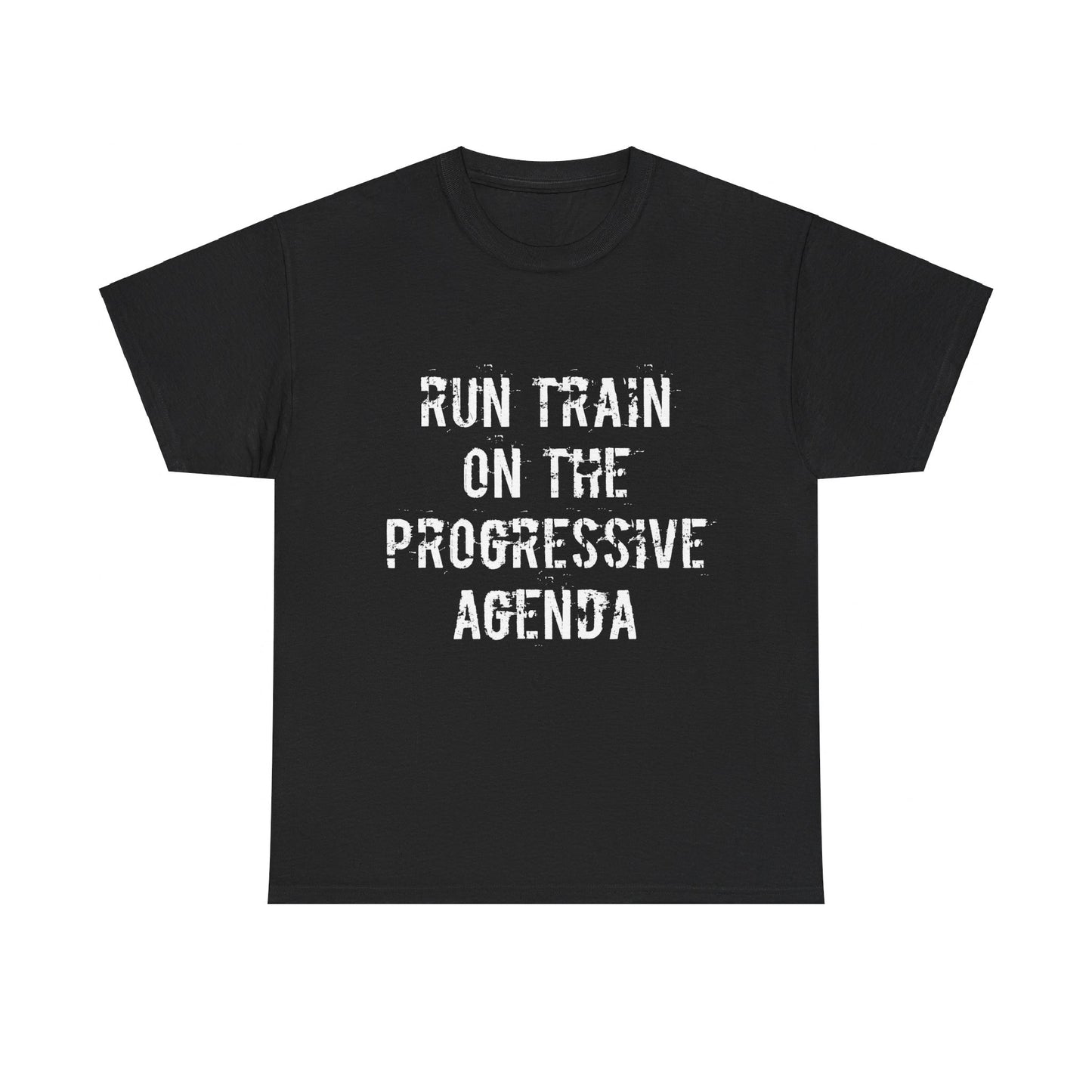 Run Train on the Progressive Agenda Unisex Graphic T-Shirt, Sizes S-5XL