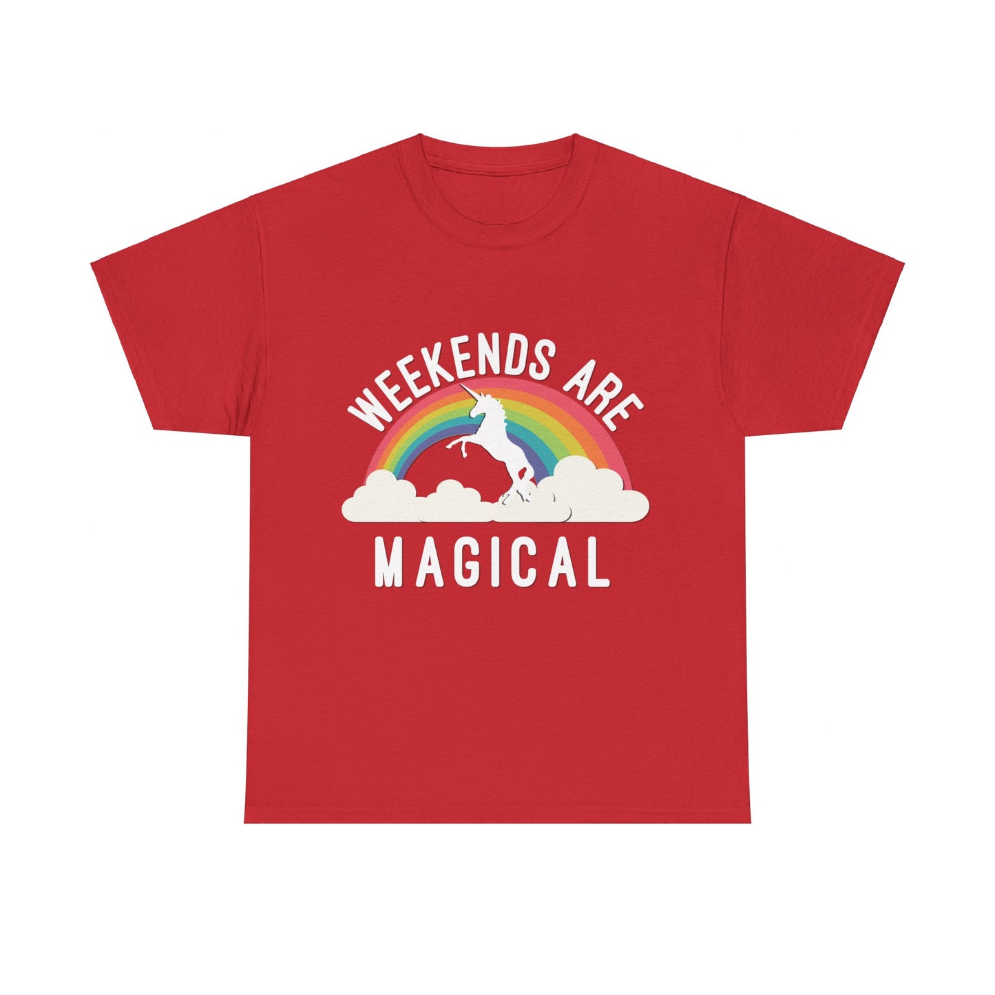 Weekends Are Magical Unisex Graphic T-Shirt, Sizes S-5XL