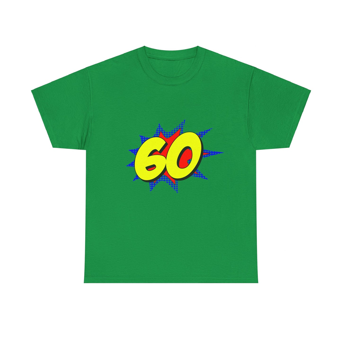 Superhero 60 Years Old Birthday Unisex Graphic T-Shirt, Sizes S-5XL