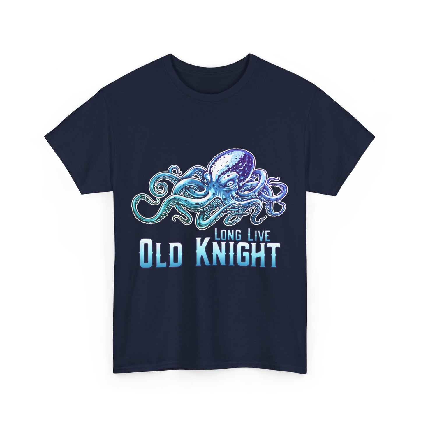 Long Live Old Knight Octopus Unisex Graphic T-Shirt, Sizes S-5XL