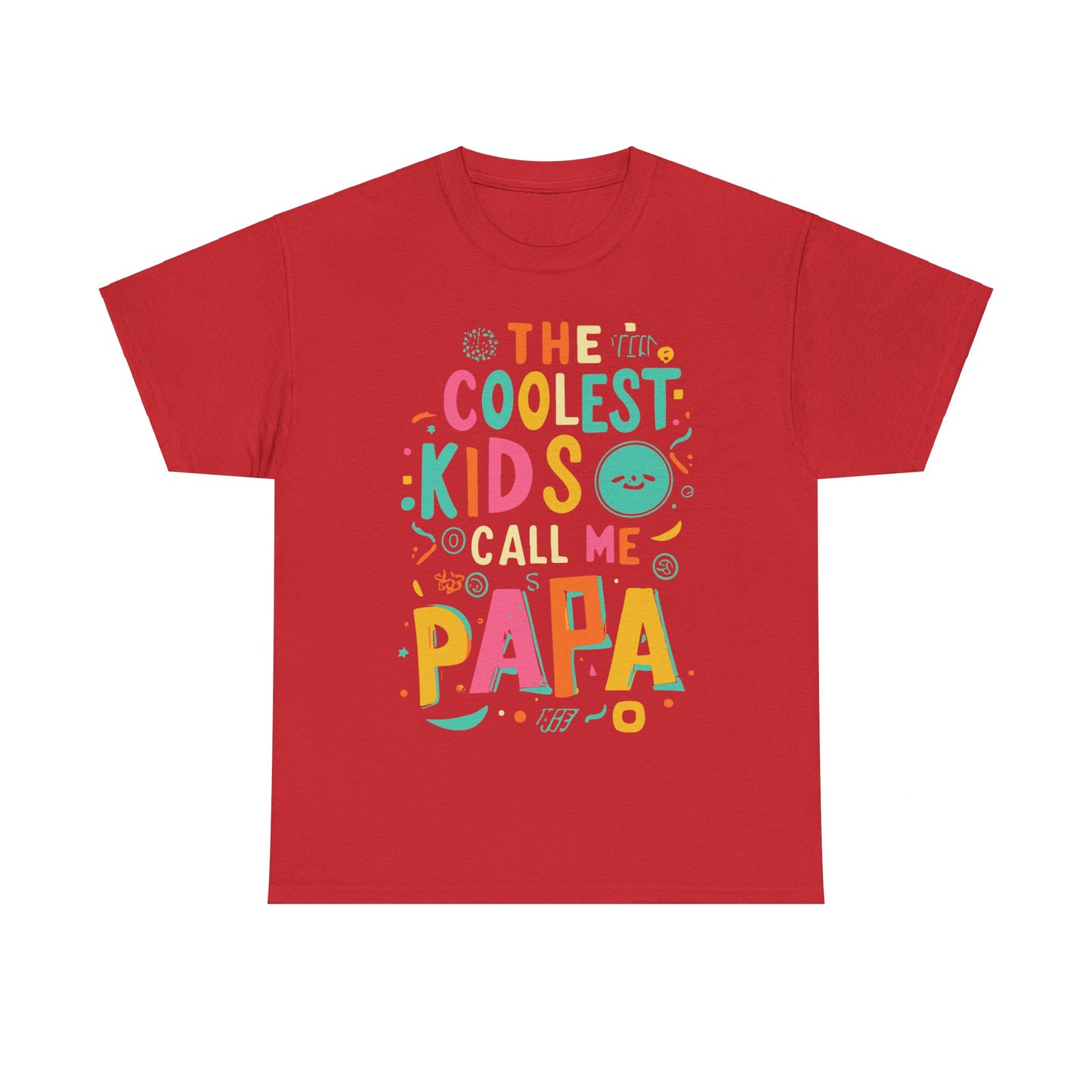 The Coolest Kids Call Me Papa Unisex Graphic T-Shirt, Sizes S-5XL