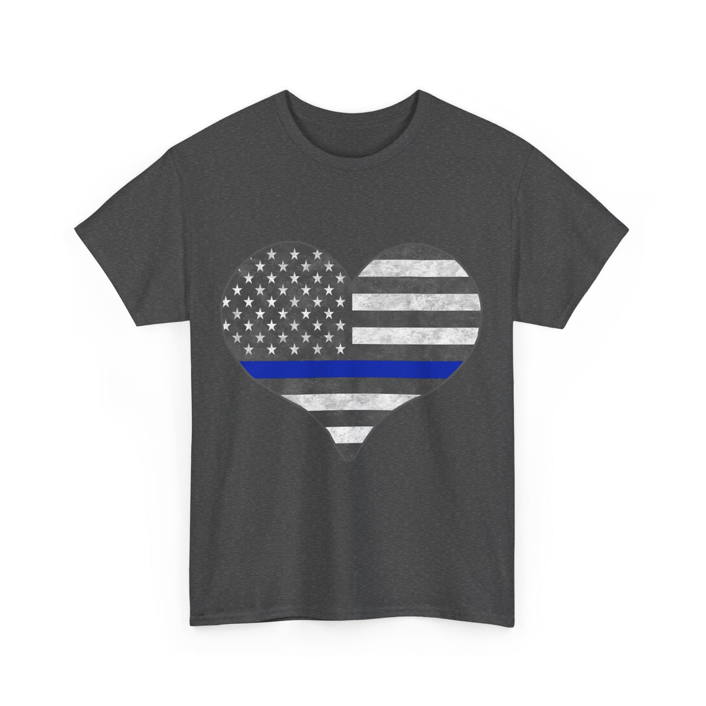 I Love Police Unisex Graphic T-Shirt, Sizes S-5XL