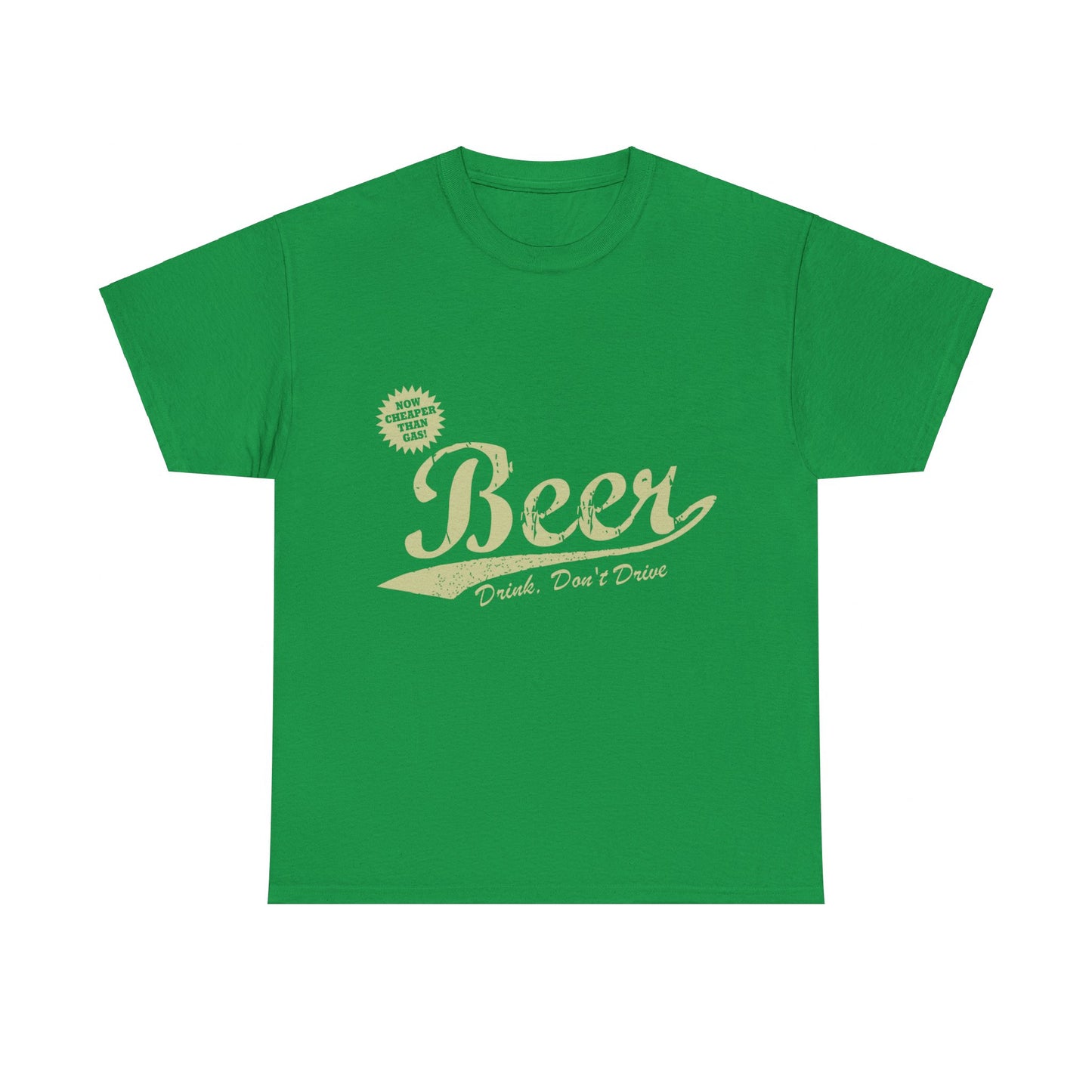 Beer Cheaper Than Gas-Dark Unisex Graphic T-Shirt, Sizes S-5XL