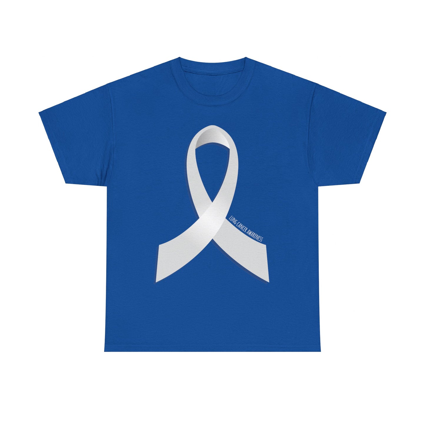 Lung Cancer Awareness Ribbon Unisex Graphic T-Shirt, Sizes S-5XL