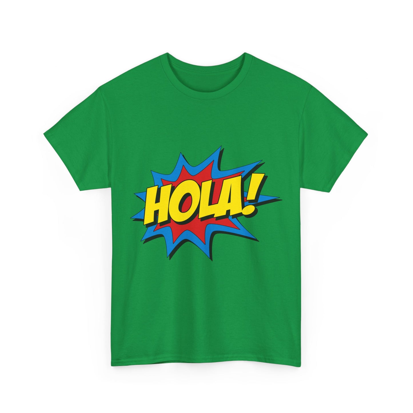 Hola Spanish Superhero Unisex Graphic T-Shirt, Sizes S-5XL