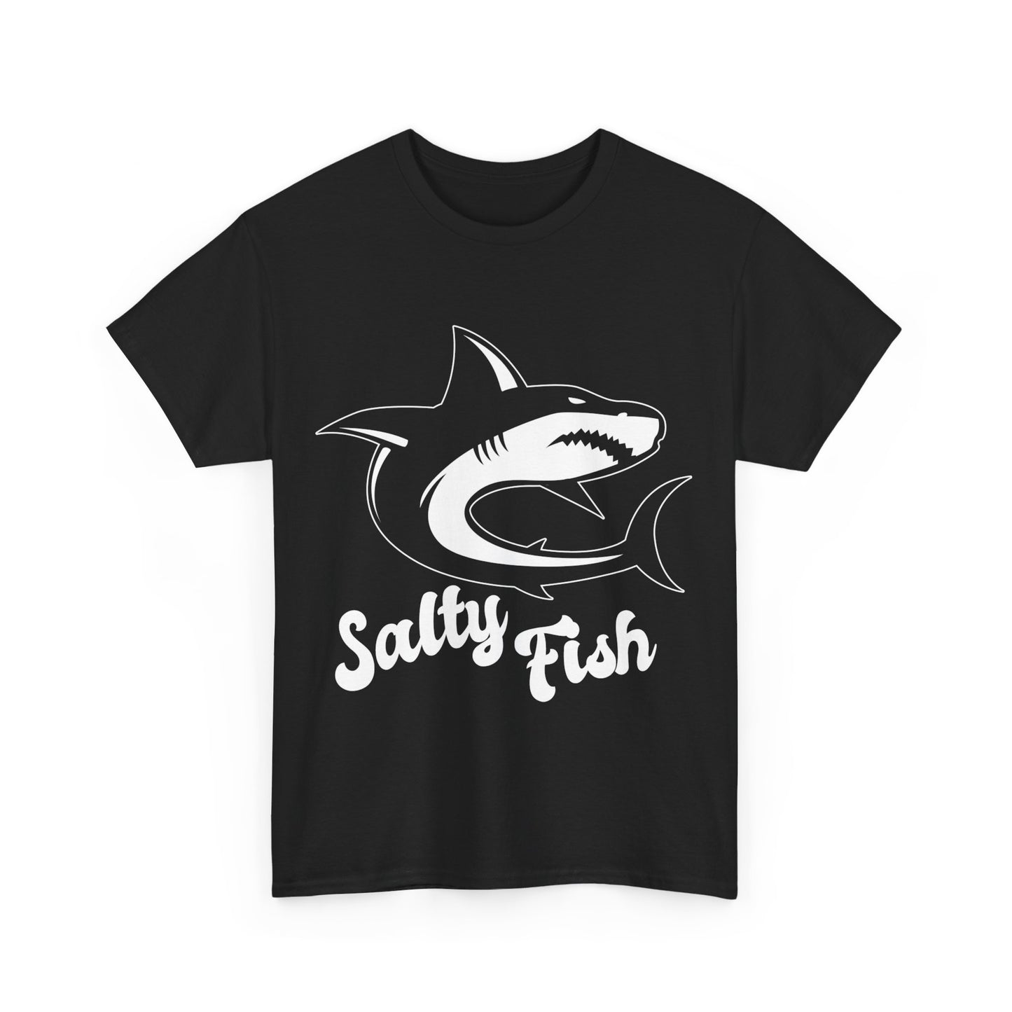 Salty Fish Sassy Shark Pun Unisex Graphic T-Shirt, Sizes S-5XL