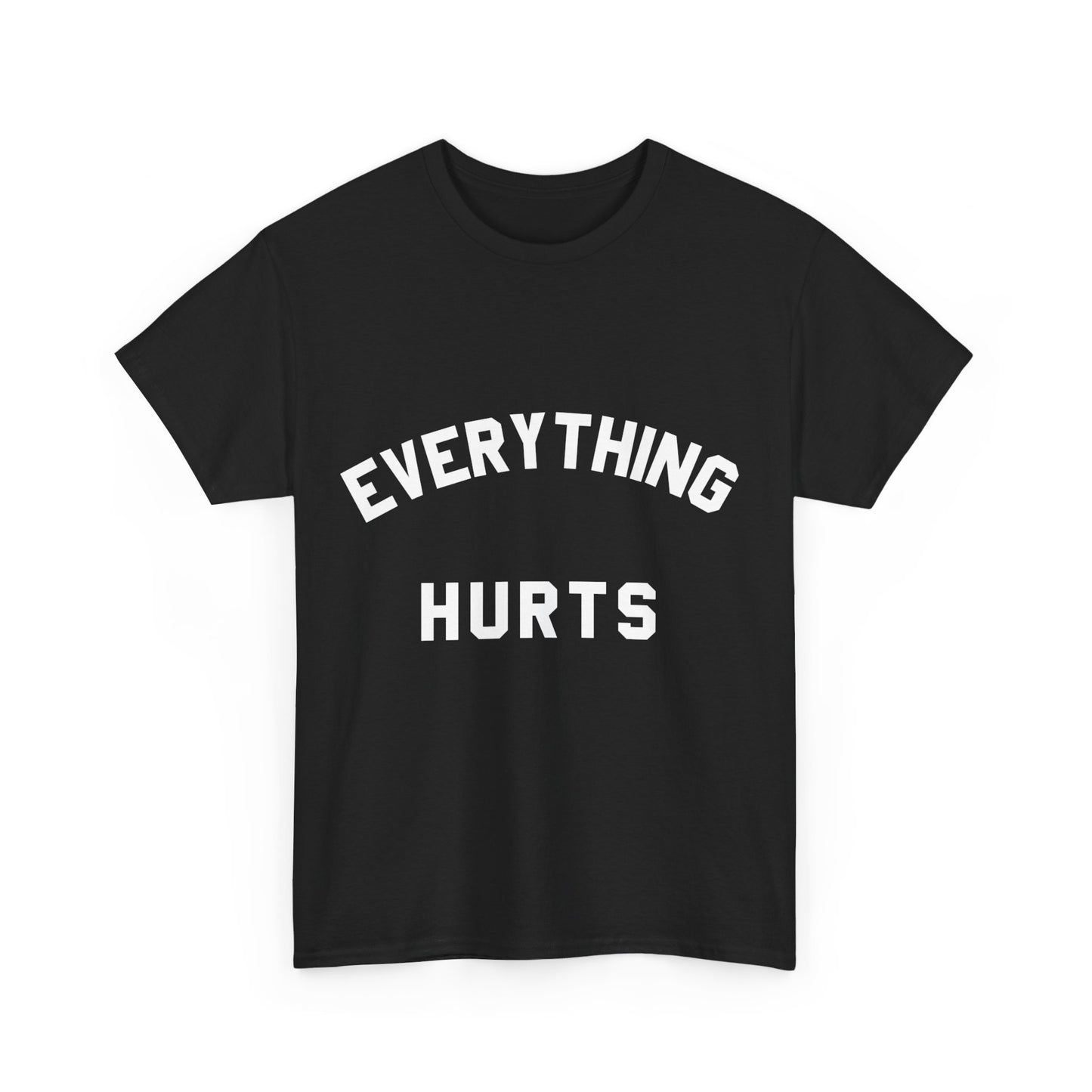 Everything Hurts Workout Unisex Graphic T-Shirt, Sizes S-5XL