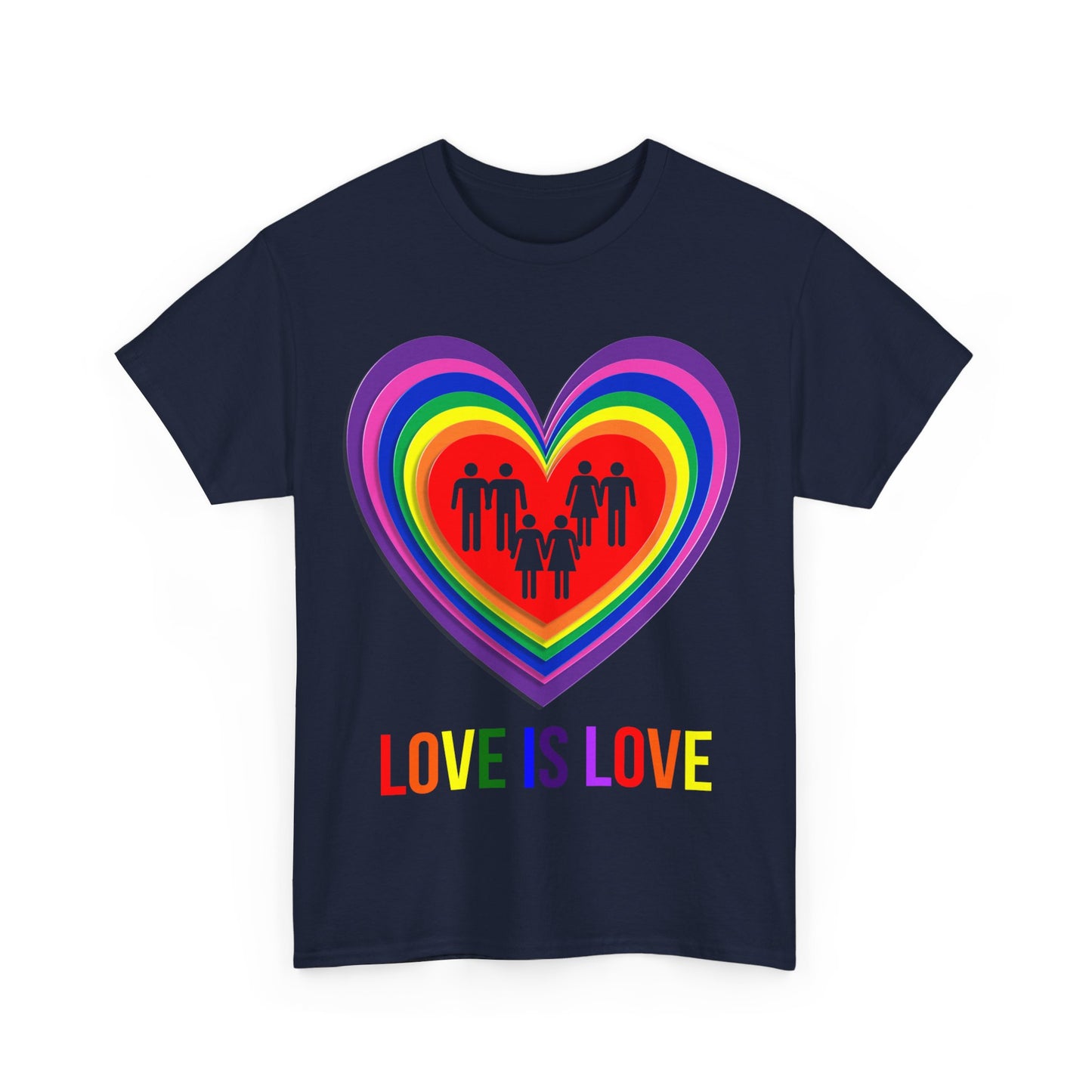 Love Is Love LGBTQ Unisex Graphic T-Shirt, Sizes S-5XL