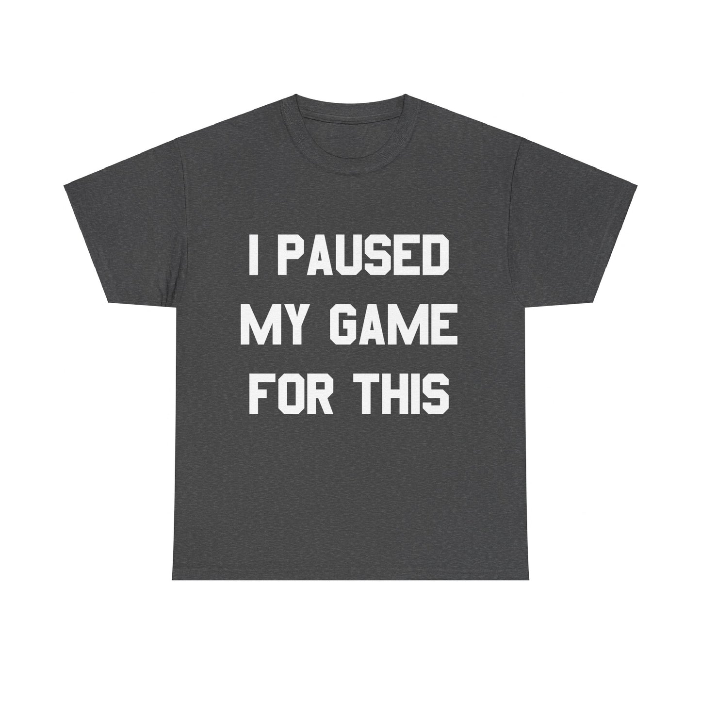 I Paused My Game For This Unisex Graphic T-Shirt, Sizes S-5XL