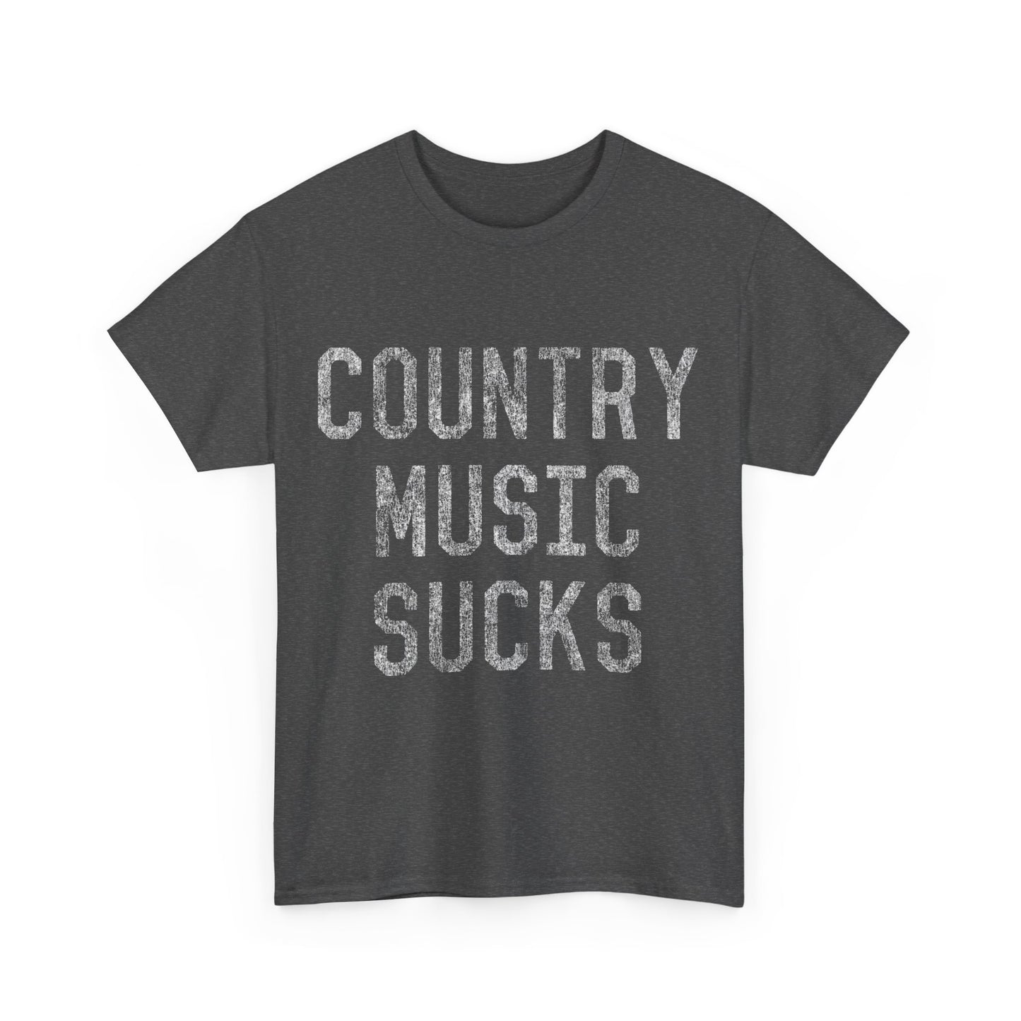 Retro Country Music Sucks Unisex Graphic T-Shirt, Sizes S-5XL