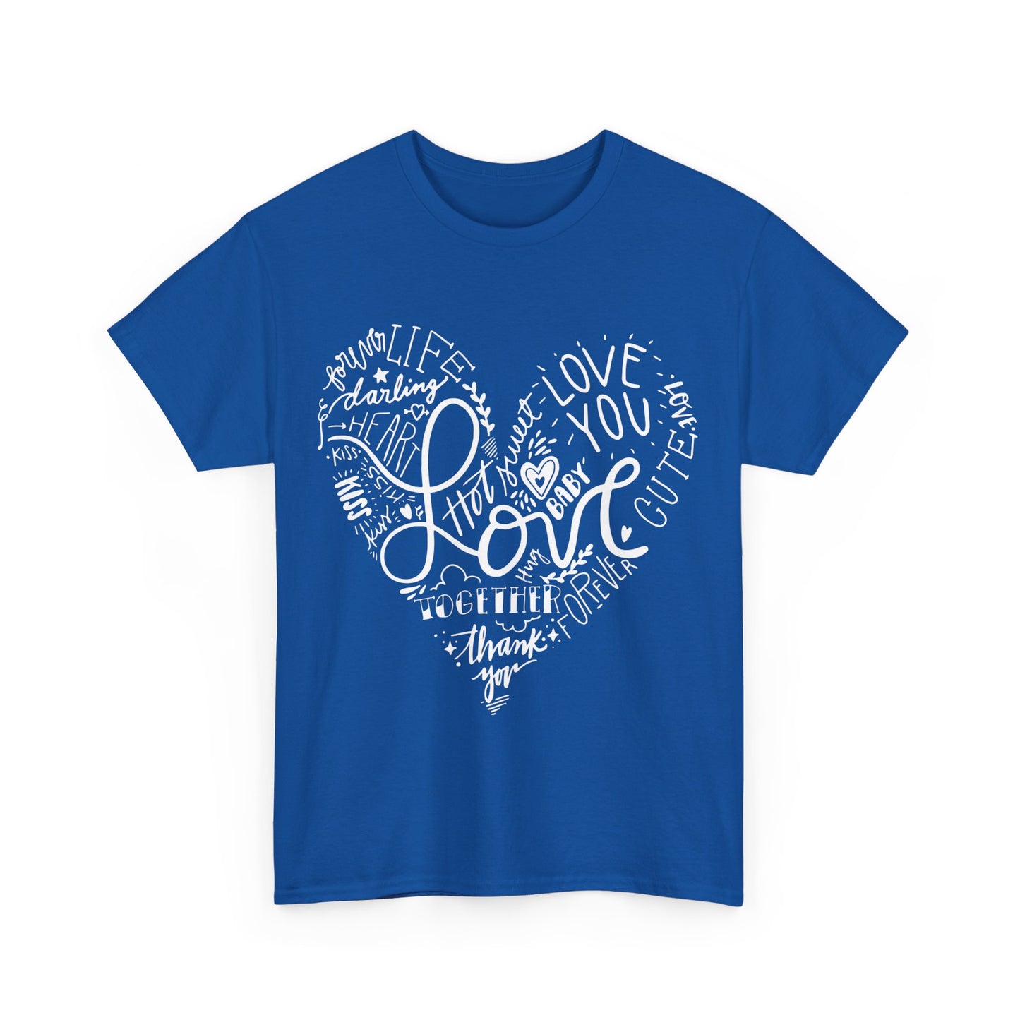 Valentine's Day Heart Unisex Graphic T-Shirt, Sizes S-5XL