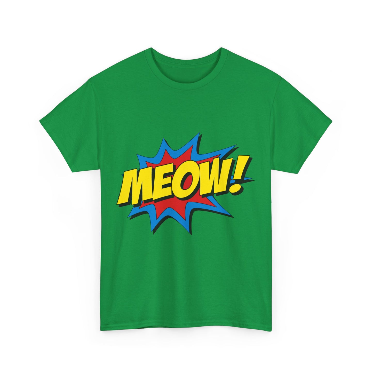 Cute Cat Meow Unisex Graphic T-Shirt, Sizes S-5XL