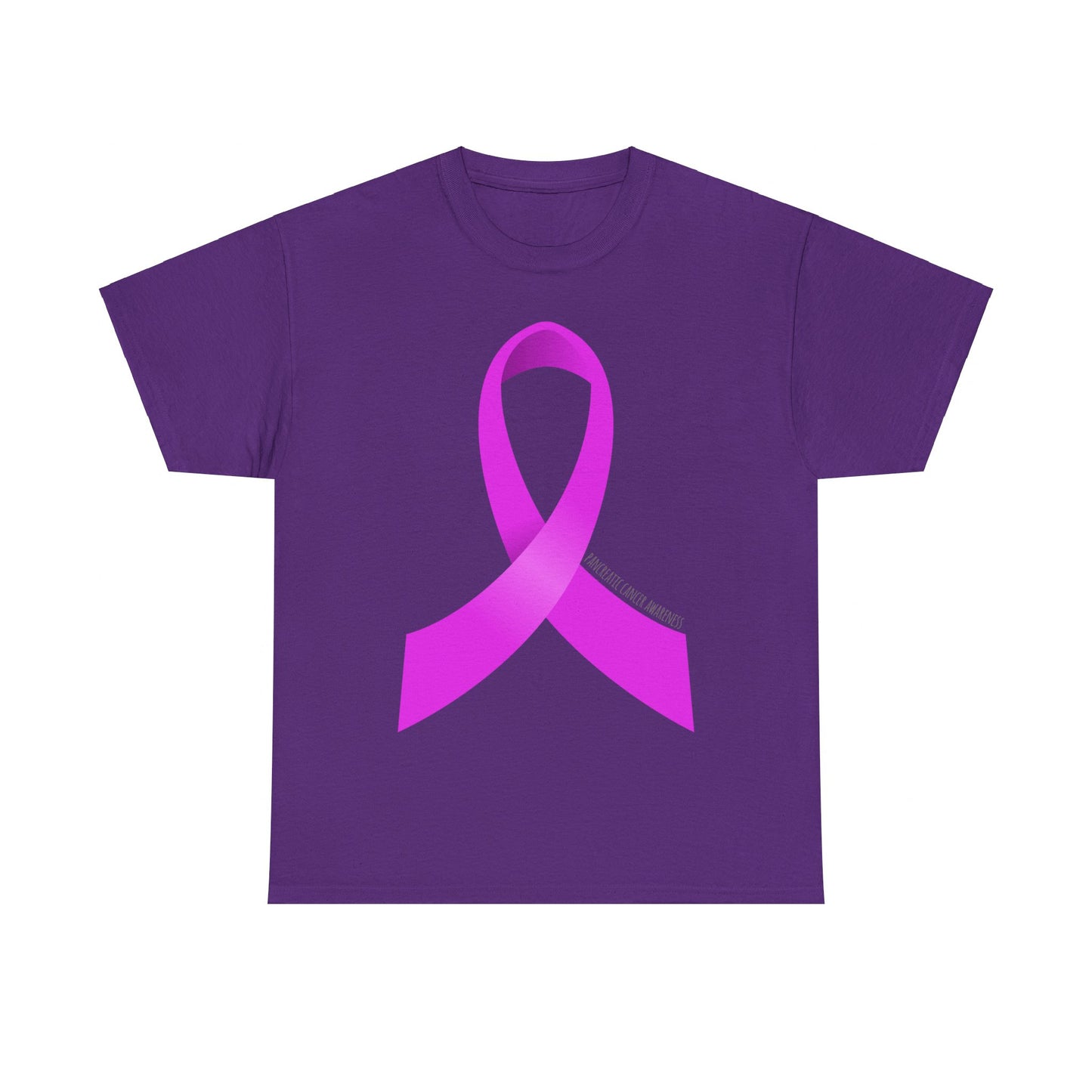 Pancreatic Cancer Awareness Ribbon Unisex Graphic T-Shirt, Sizes S-5XL