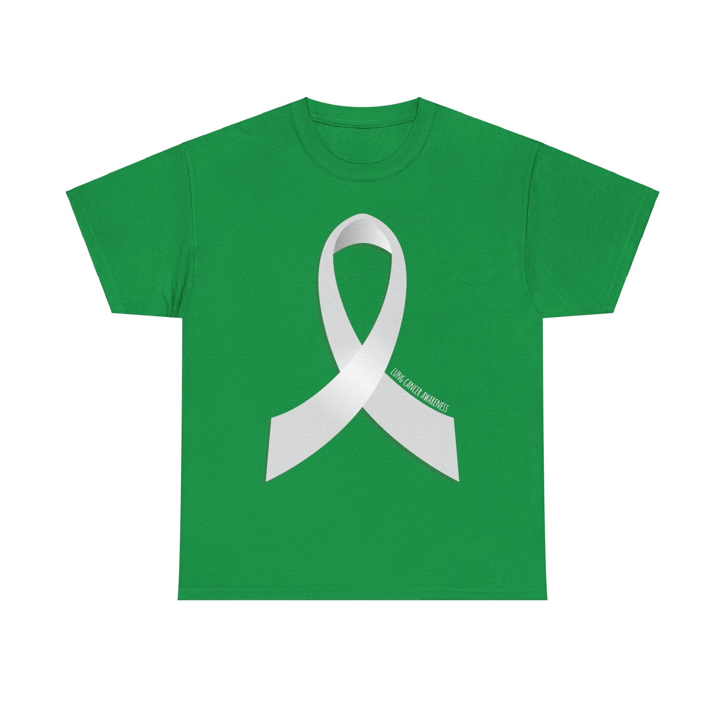 Lung Cancer Awareness Ribbon Unisex Graphic T-Shirt, Sizes S-5XL