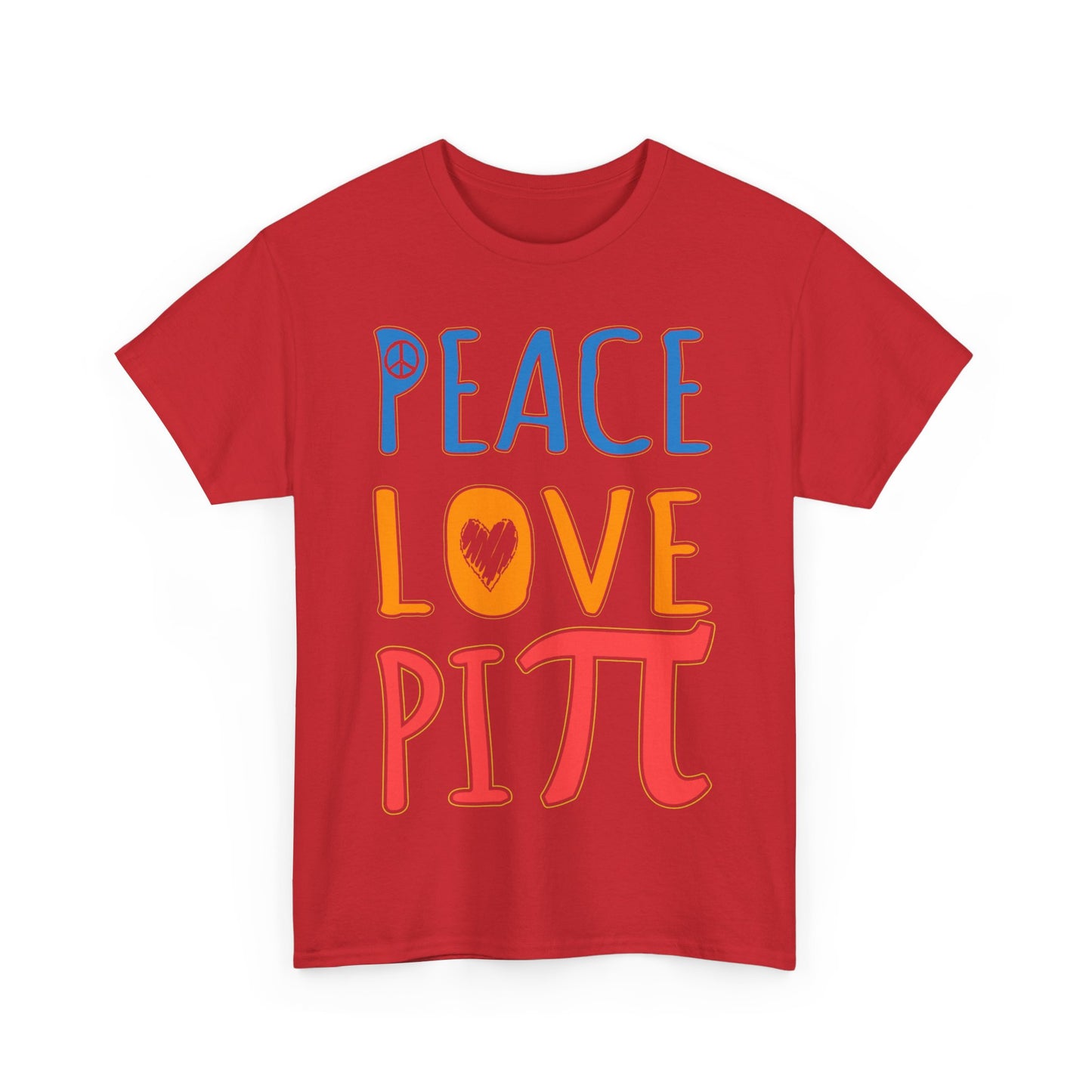 Peace Love Pi Unisex Graphic T-Shirt, Sizes S-5XL