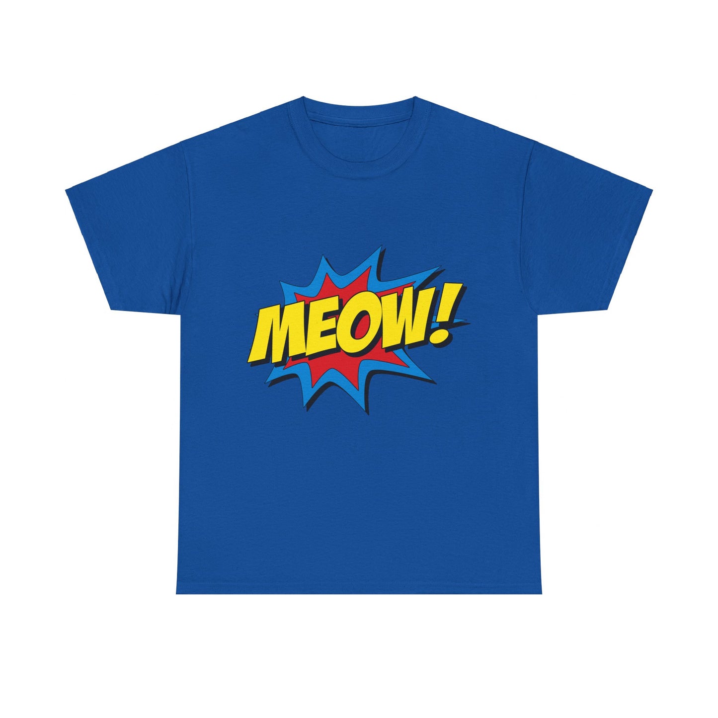 Cute Cat Meow Unisex Graphic T-Shirt, Sizes S-5XL