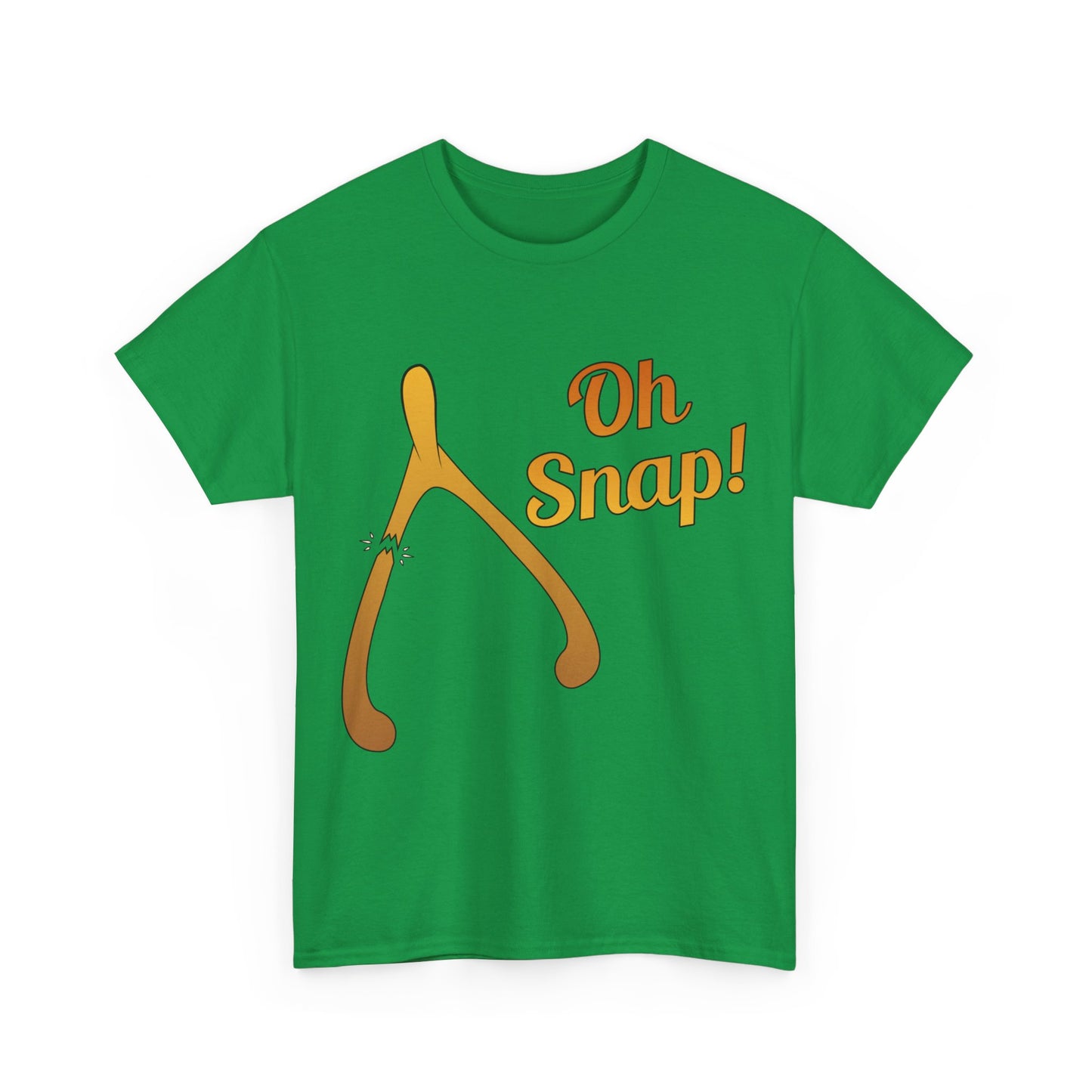 Oh Snap Thanksgiving Turkey Wishbone Unisex Graphic T-Shirt, Sizes S-5XL