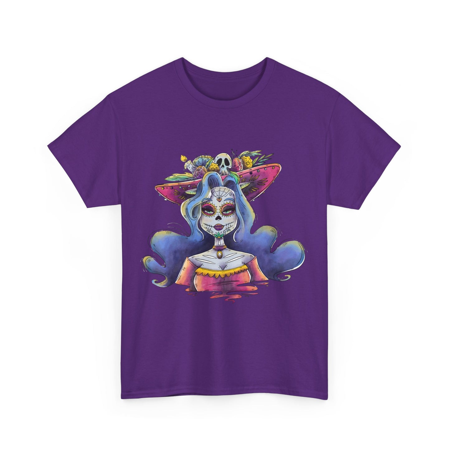 Day Of The Dead La Calavera Catrina Unisex Graphic T-Shirt, Sizes S-5XL