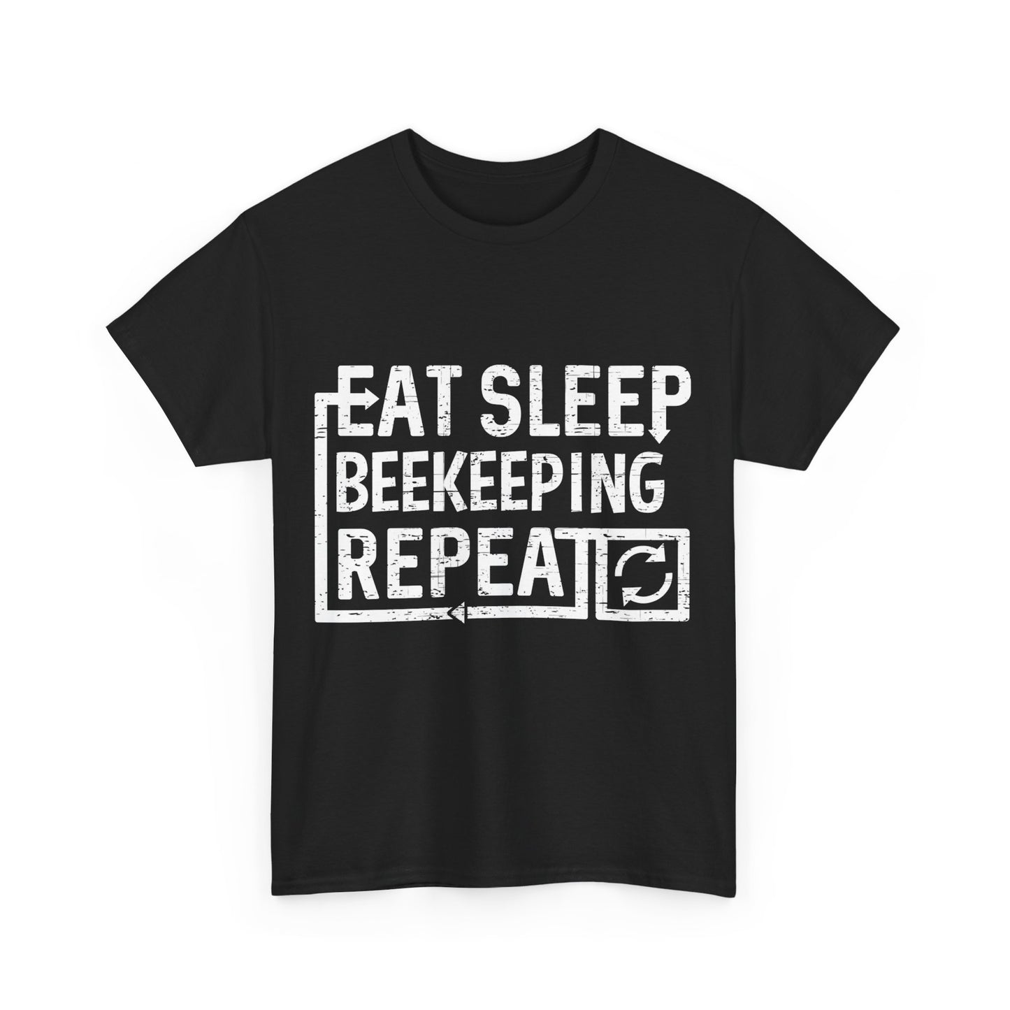 Eat Sleep Beekeeping Unisex Graphic T-Shirt, Sizes S-5XL