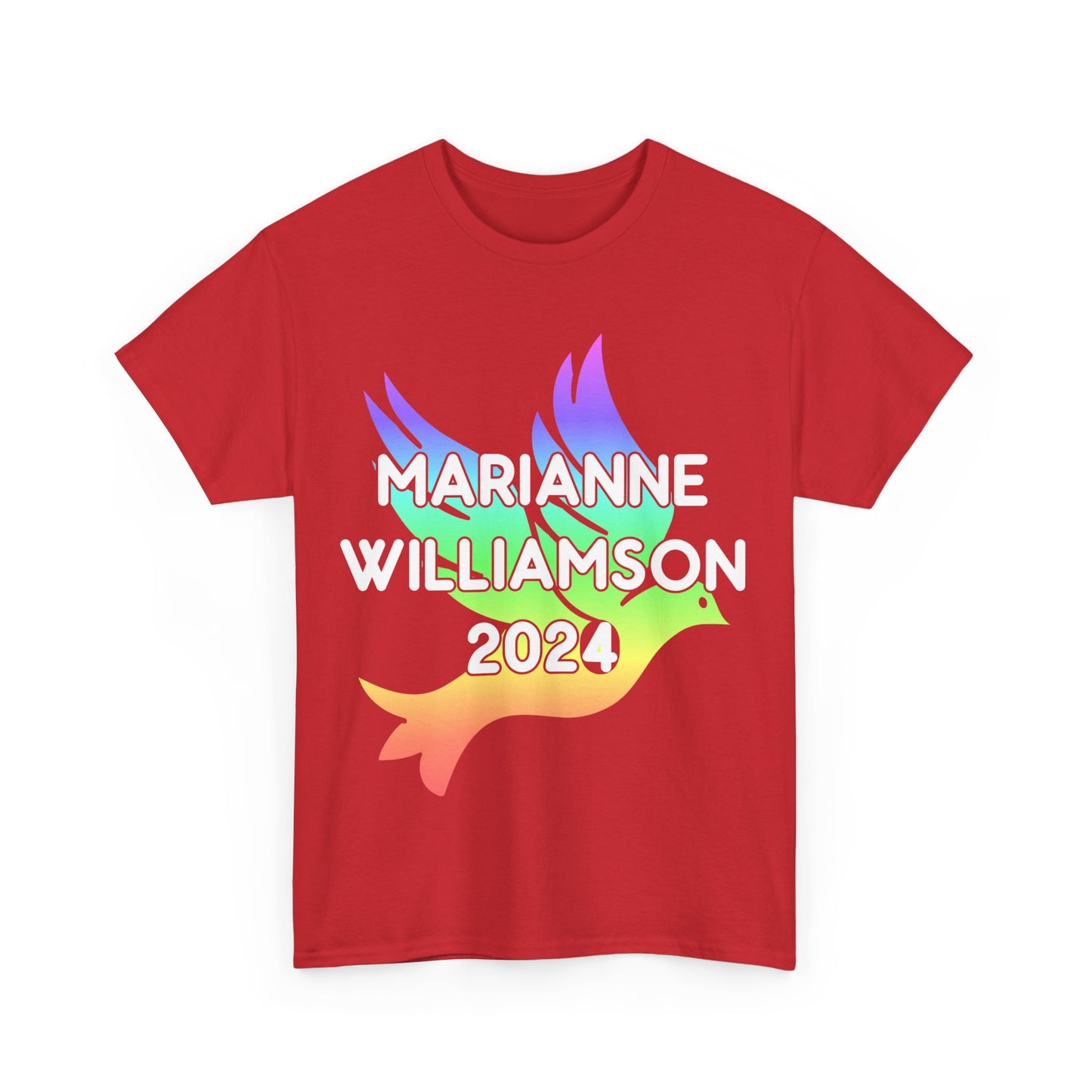 Marianne Williamson For President 2024 Rainbow Unisex Graphic T-Shirt, Sizes S-5XL