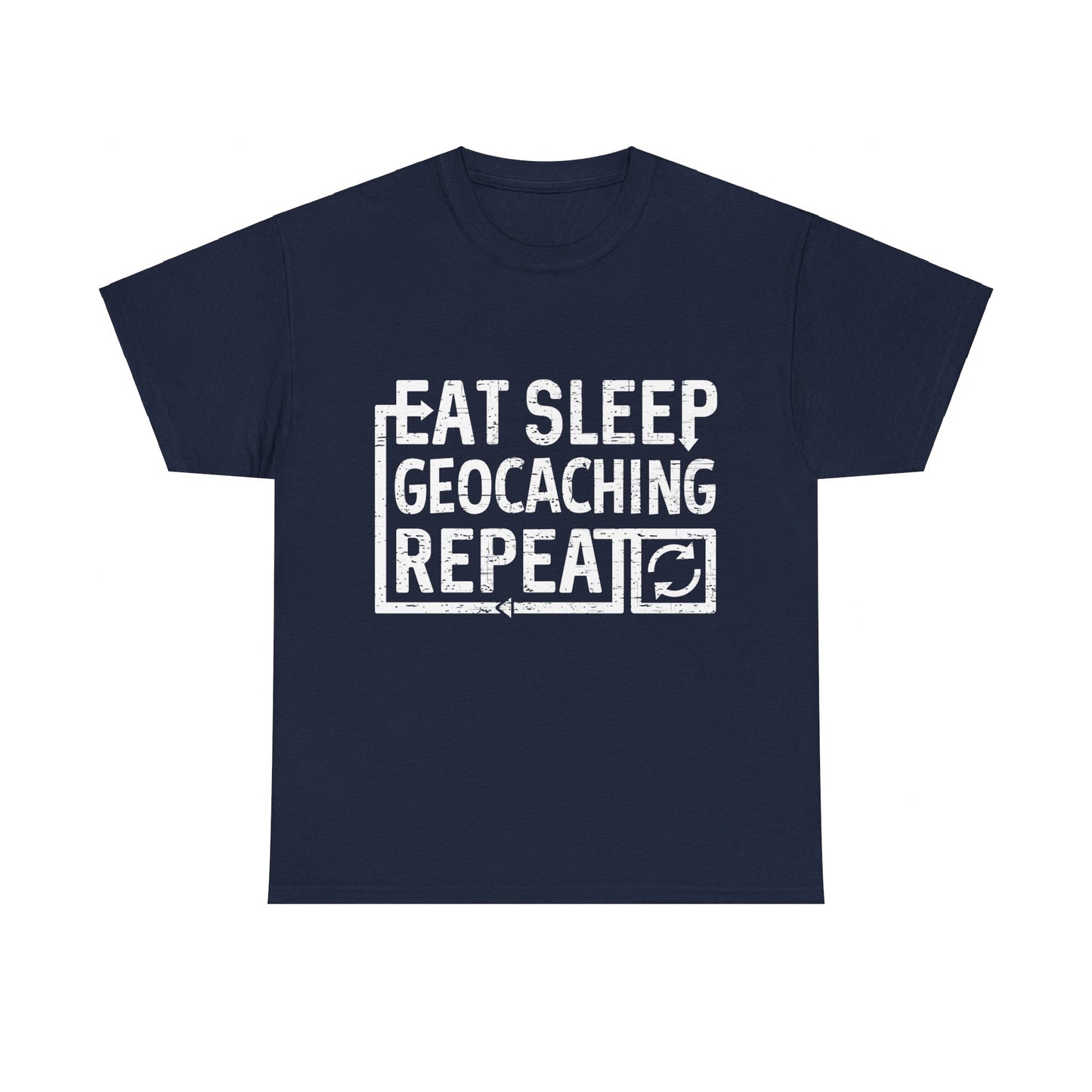 Eat Sleep Geocaching Unisex Graphic T-Shirt, Sizes S-5XL