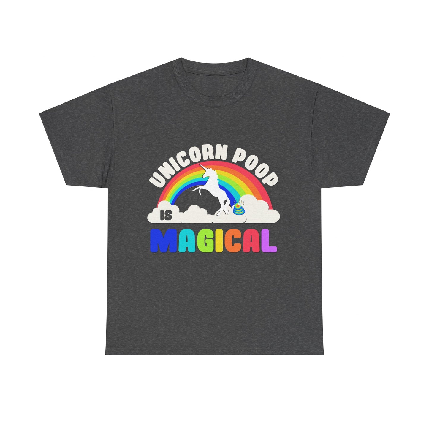 Unicorn Poop Is Magical Unisex Graphic T-Shirt, Sizes S-5XL