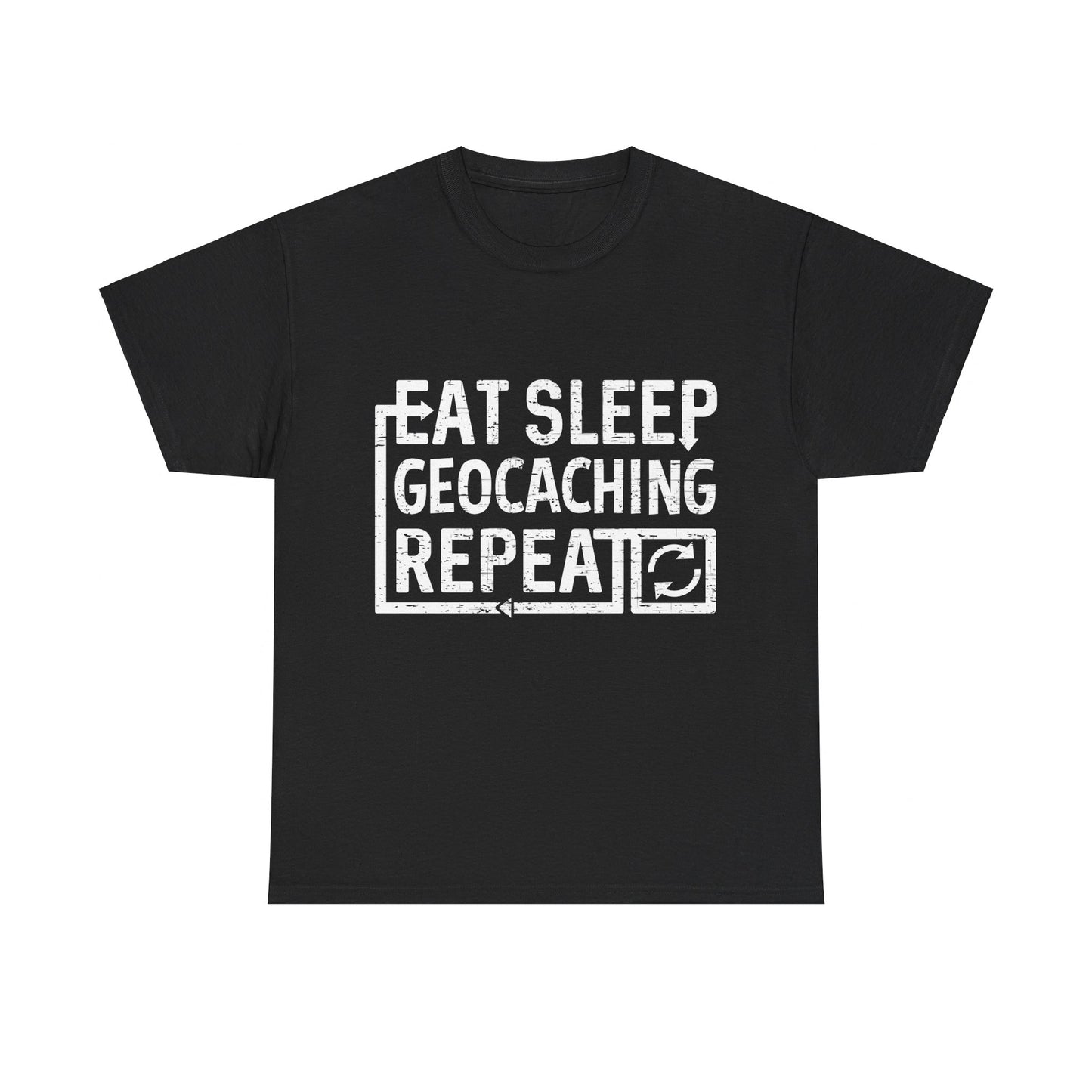 Eat Sleep Geocaching Unisex Graphic T-Shirt, Sizes S-5XL