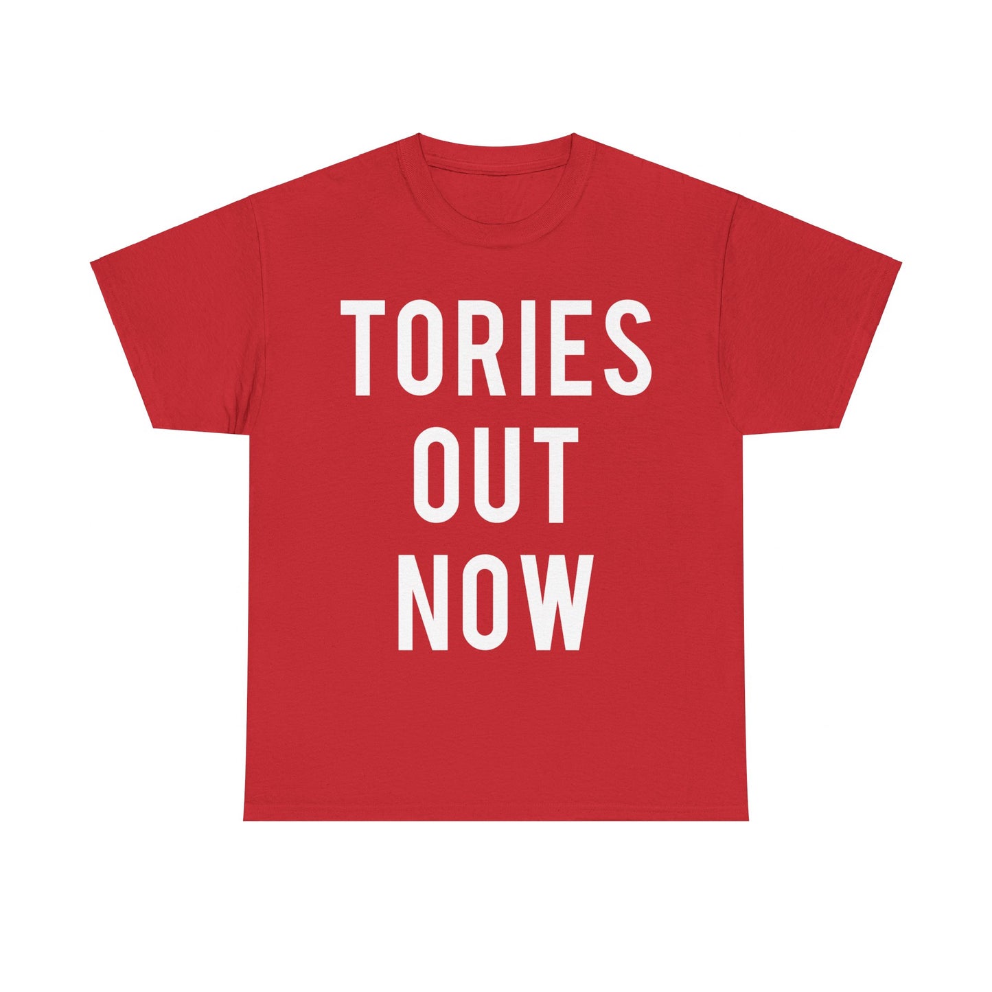 Tories Out Now Labour Party Unisex Graphic T-Shirt, Sizes S-5XL