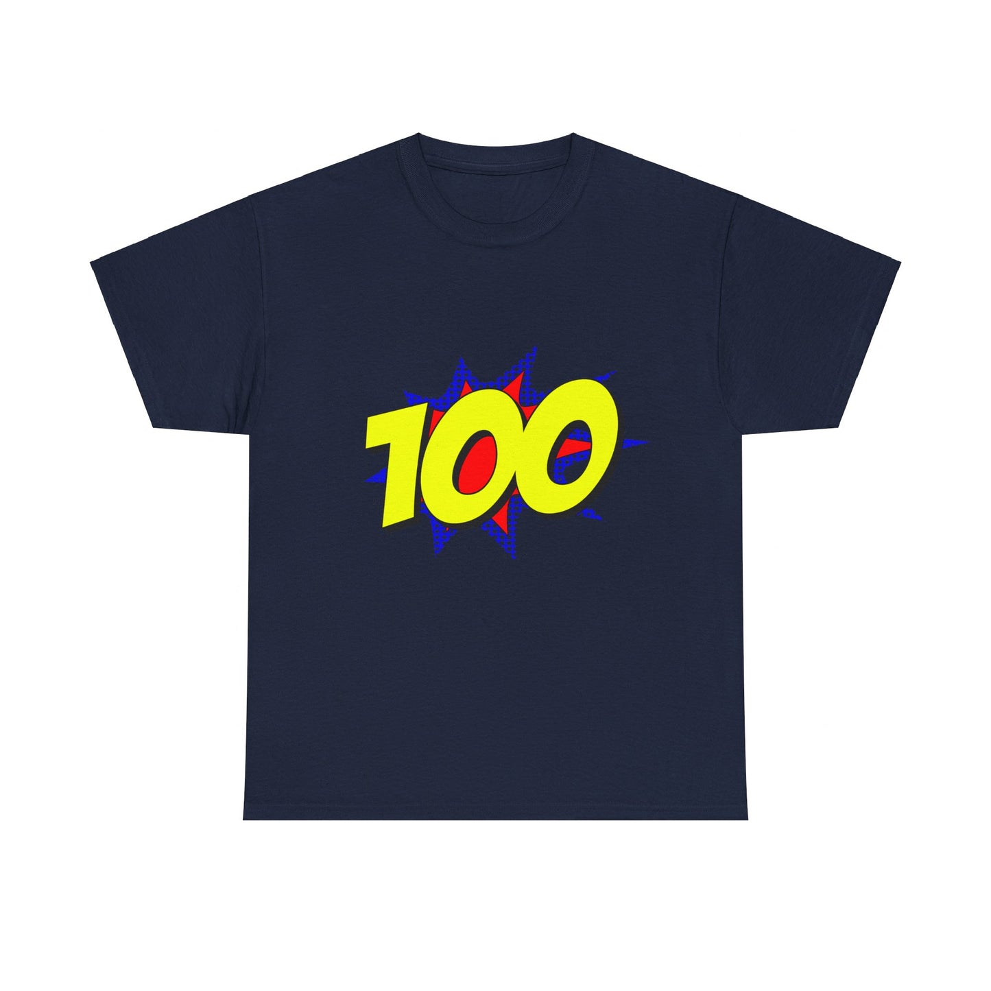 Superhero 100 Years Old Birthday Unisex Graphic T-Shirt, Sizes S-5XL