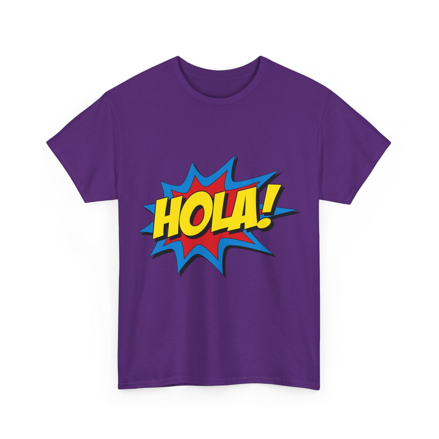 Hola Spanish Superhero Unisex Graphic T-Shirt, Sizes S-5XL