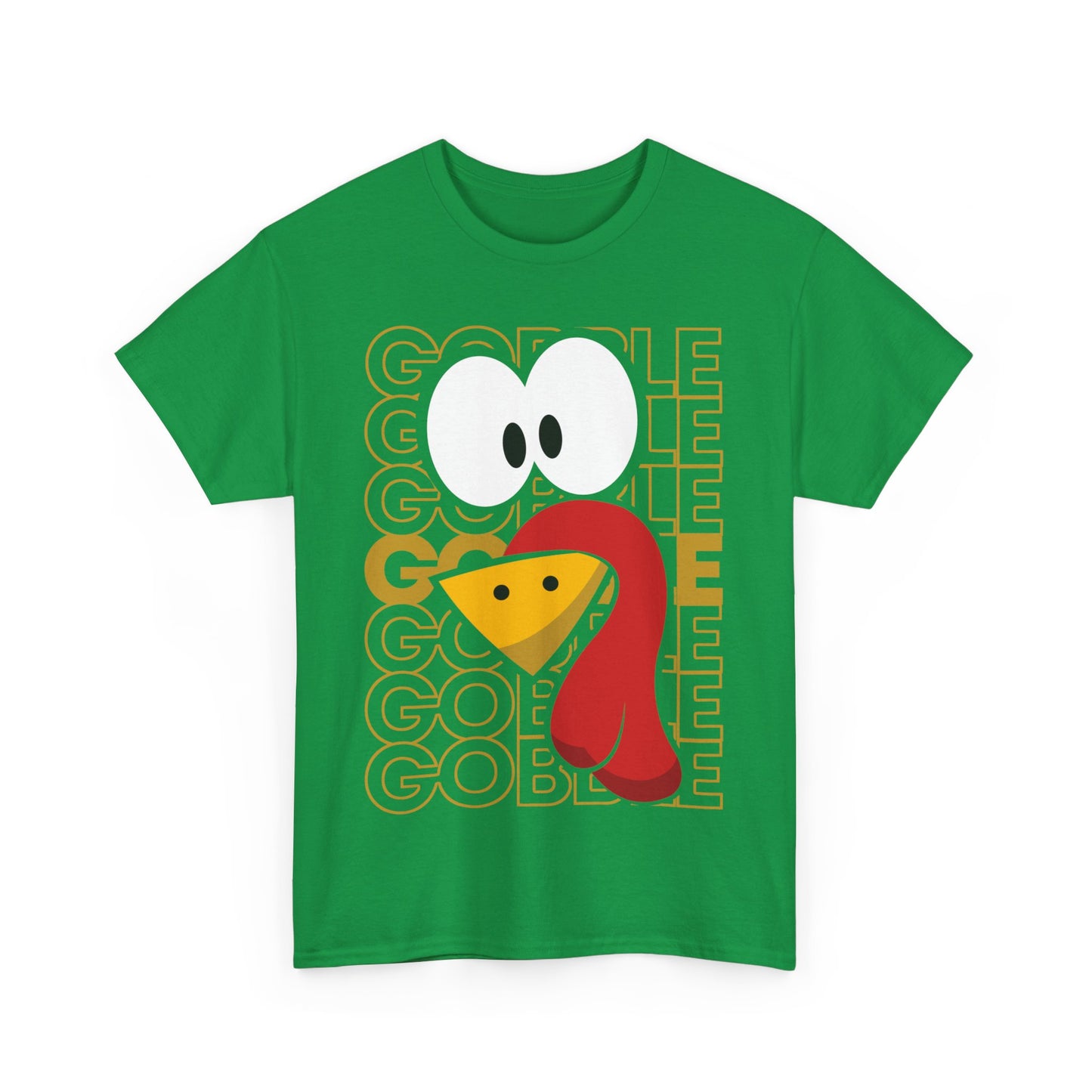 Turkey Face Gobble Gobble Unisex Graphic T-Shirt, Sizes S-5XL