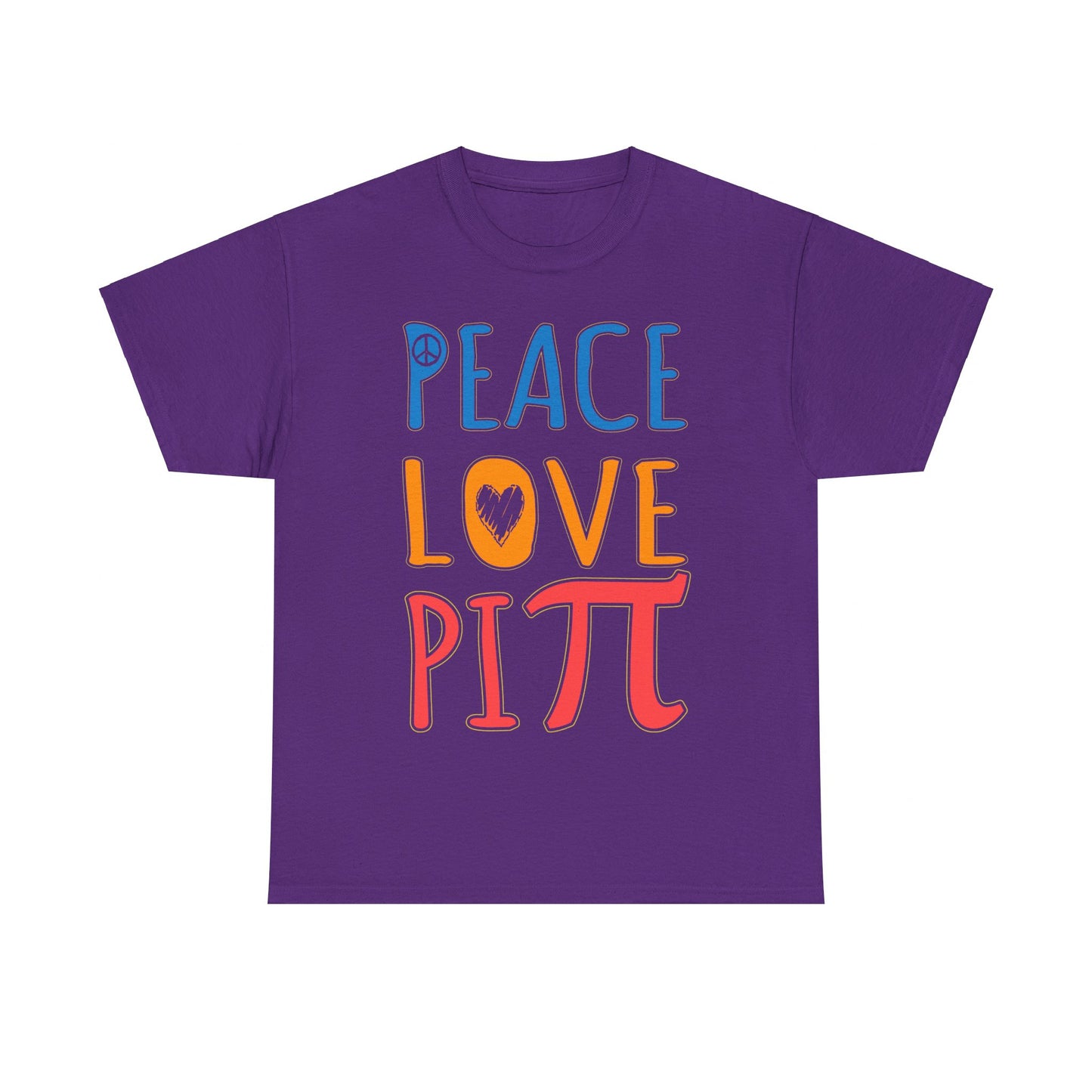 Peace Love Pi Unisex Graphic T-Shirt, Sizes S-5XL