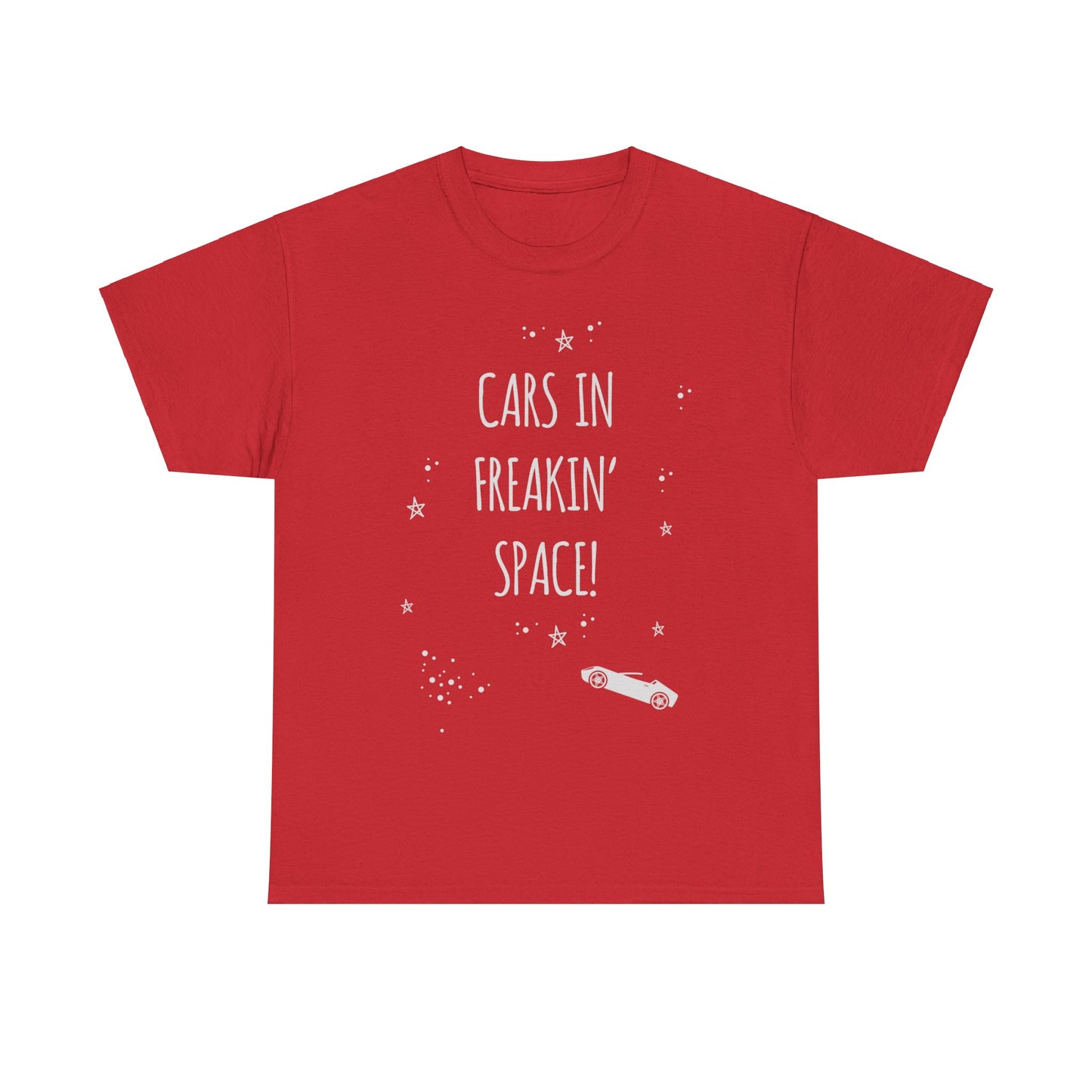 Cars In Freakin' Space Unisex Graphic T-Shirt, Sizes S-5XL