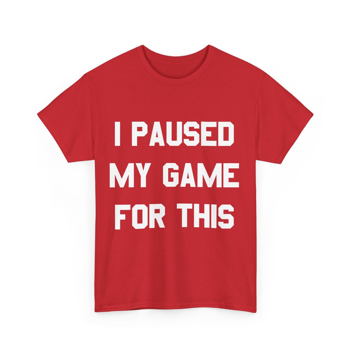 I Paused My Game For This Unisex Graphic T-Shirt, Sizes S-5XL