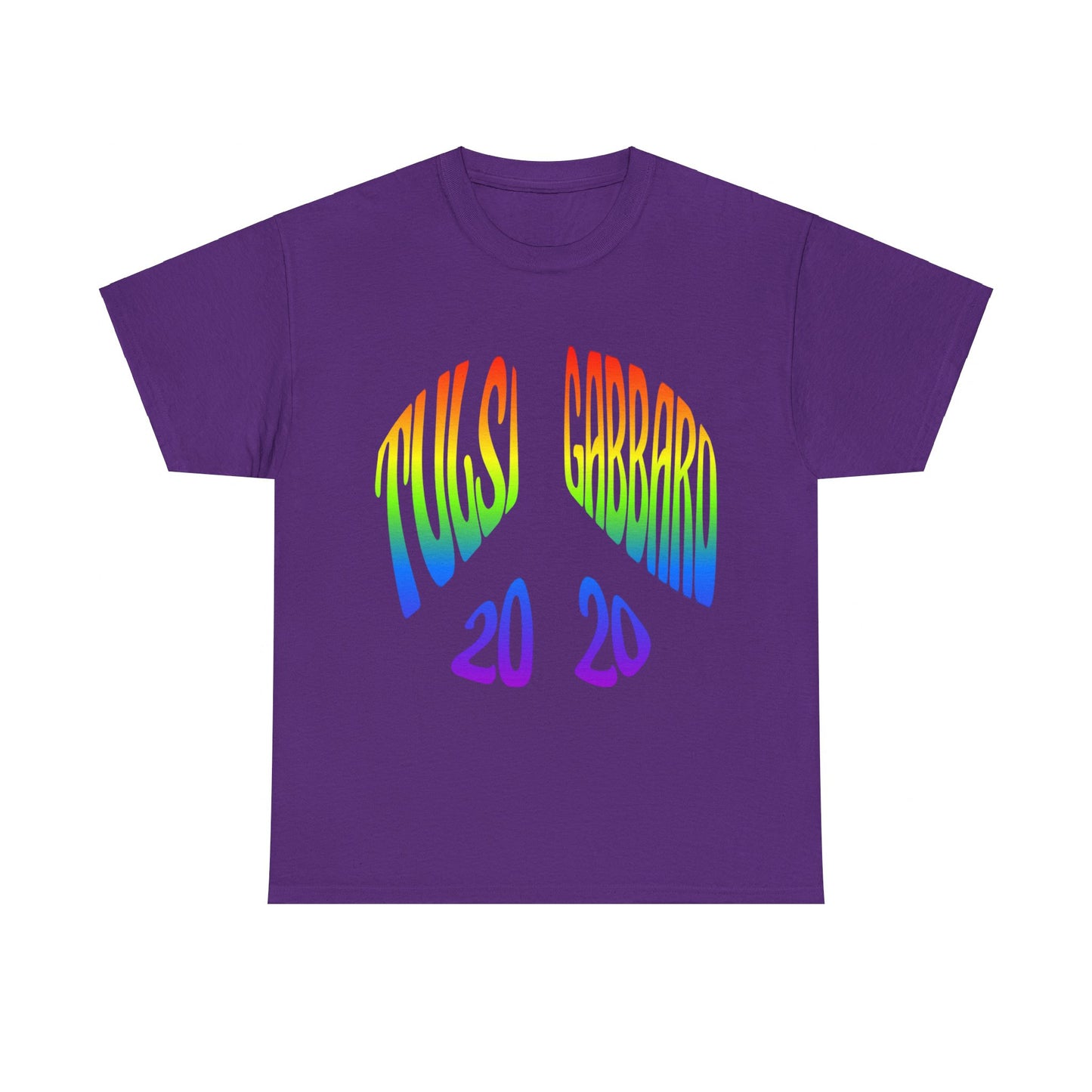 Tulsi Gabbard Peace in 2020 Rainbow Unisex Graphic T-Shirt, Sizes S-5XL