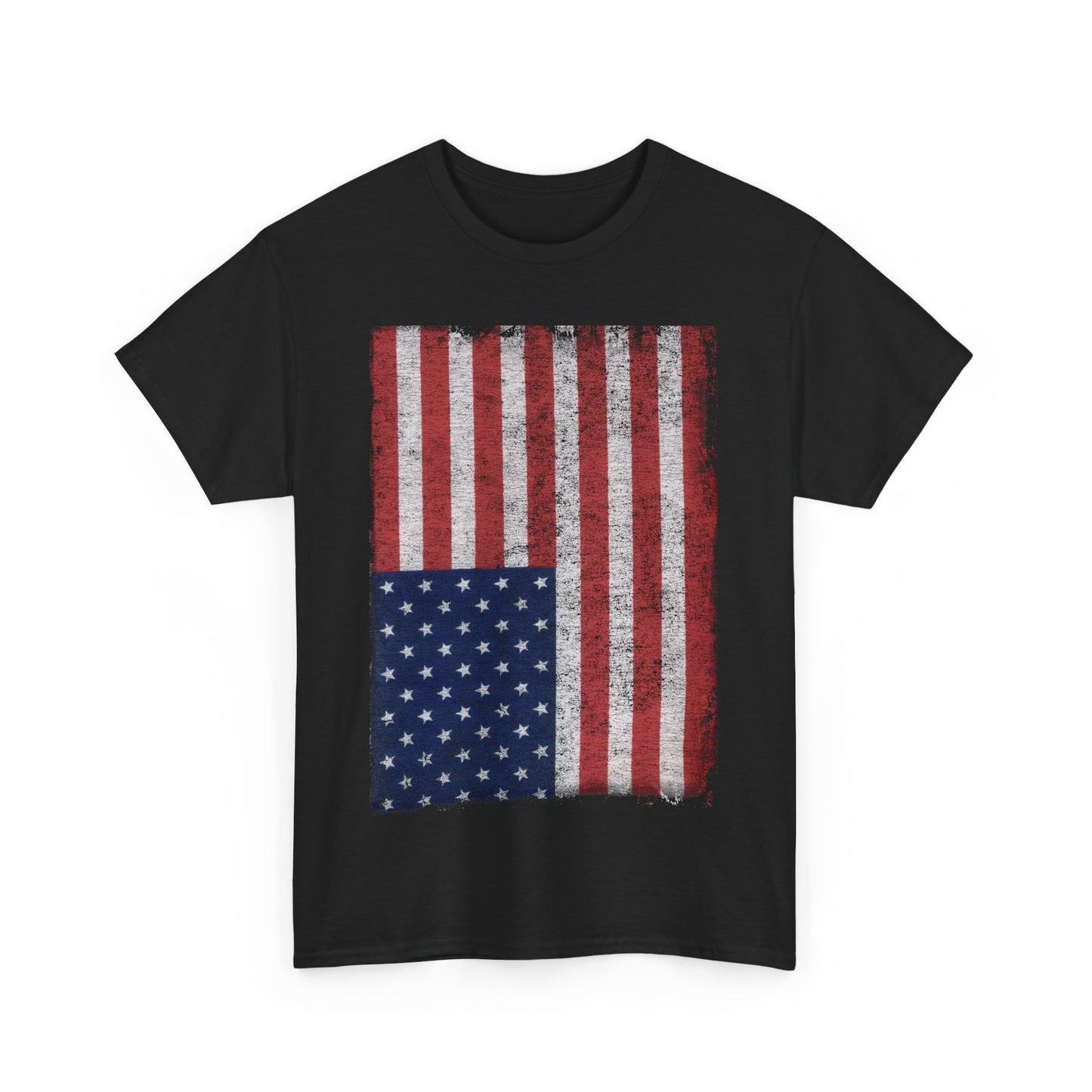 Distressed Us Flag Unisex Graphic T-Shirt, Sizes S-5XL