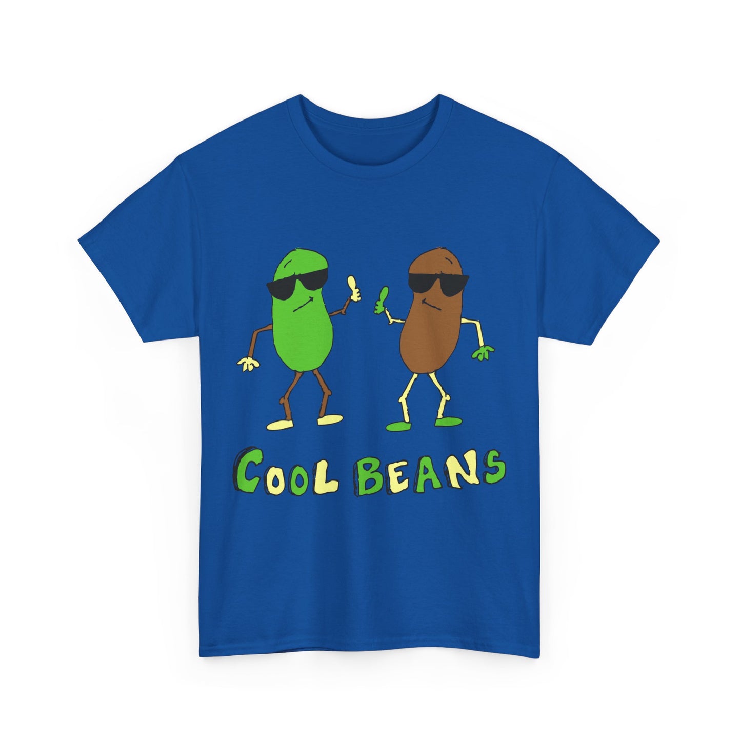 Retro Cool Beans Unisex Graphic T-Shirt, Sizes S-5XL