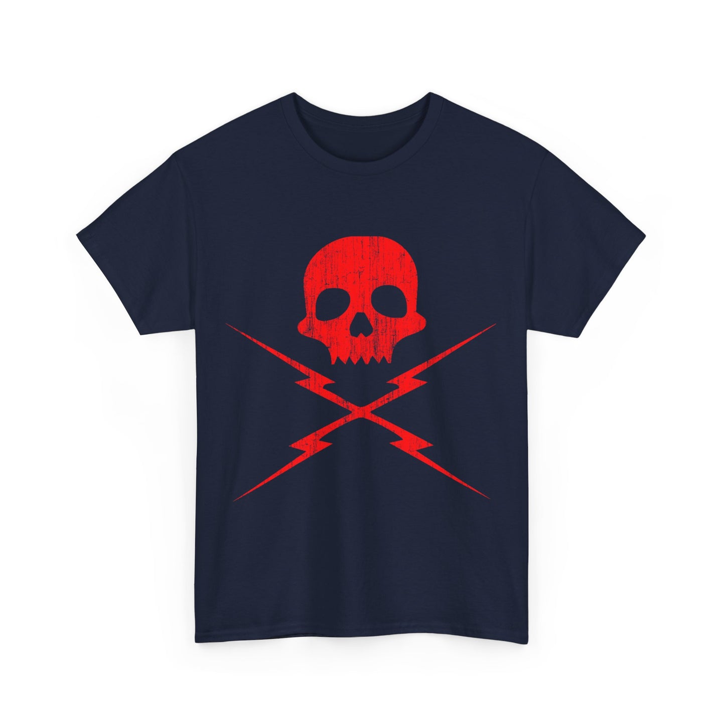 Skull And Bolts Retro Unisex Graphic T-Shirt, Sizes S-5XL