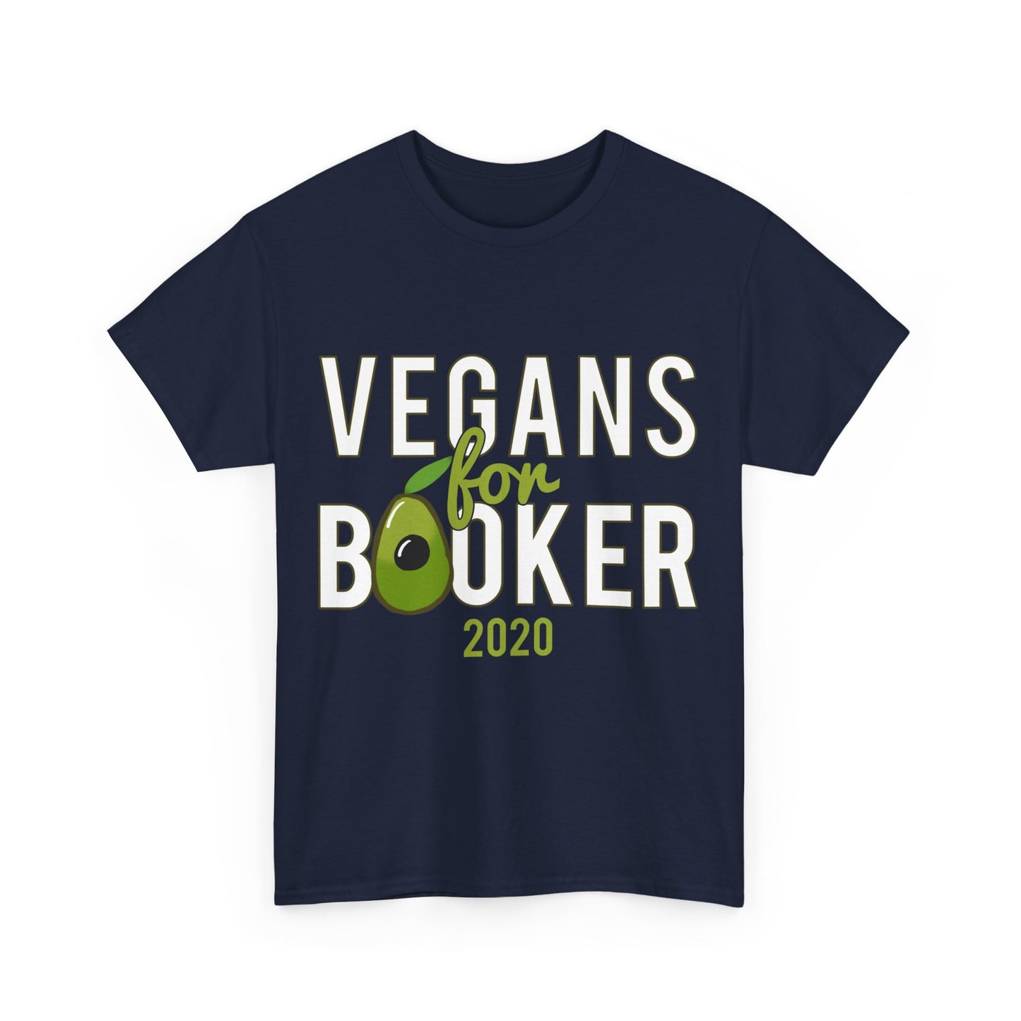 Vegans For Corey Booker 2020 Unisex Graphic T-Shirt, Sizes S-5XL