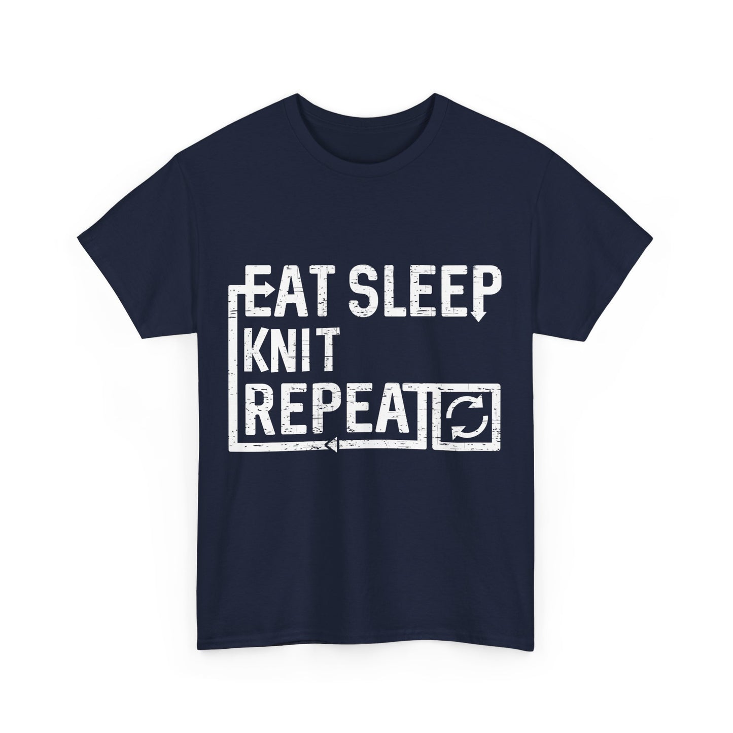 Eat Sleep Knit Unisex Graphic T-Shirt, Sizes S-5XL