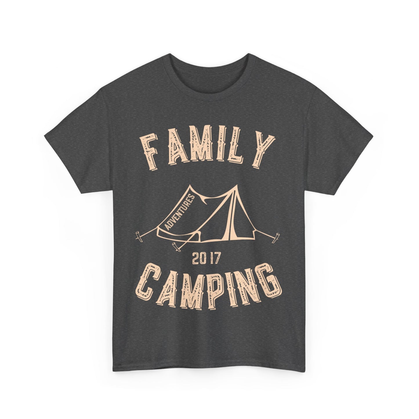 Family Camping Adventures 2017 Unisex Graphic T-Shirt, Sizes S-5XL