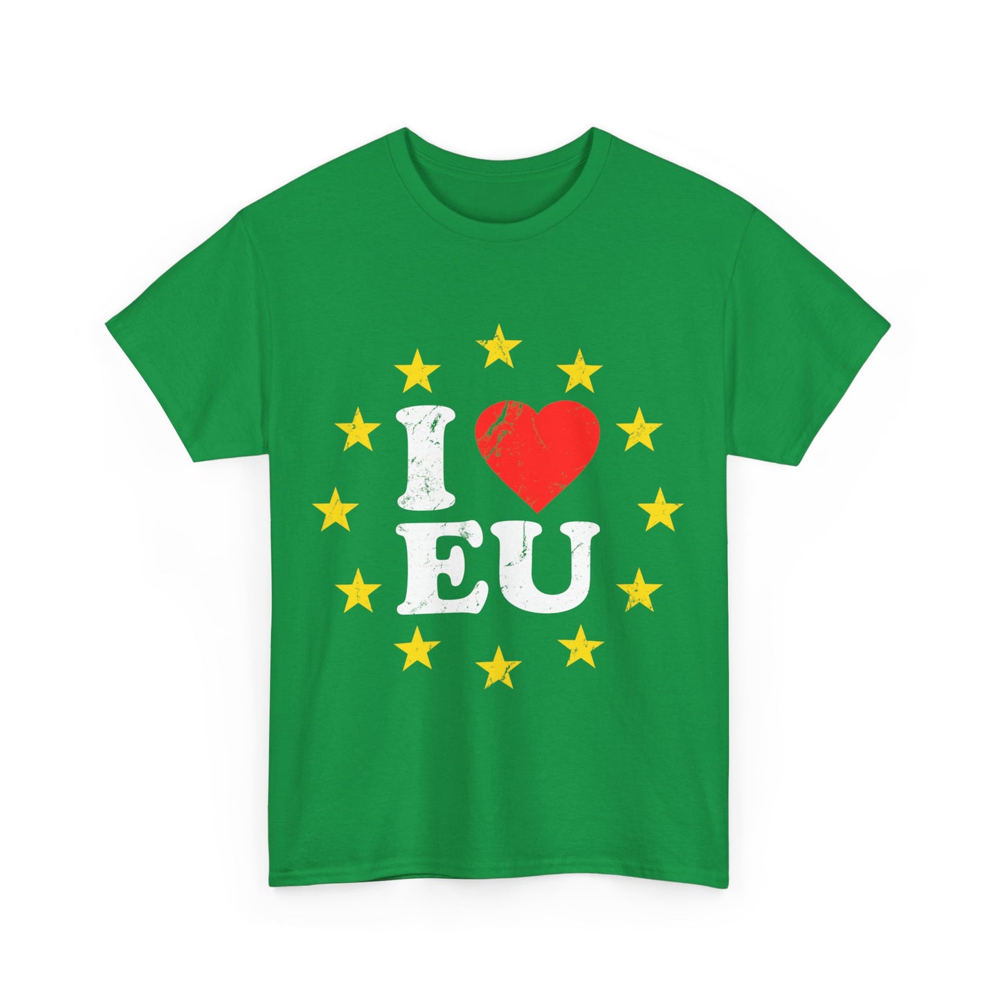 I Love The European Union EU Unisex Graphic T-Shirt, Sizes S-5XL